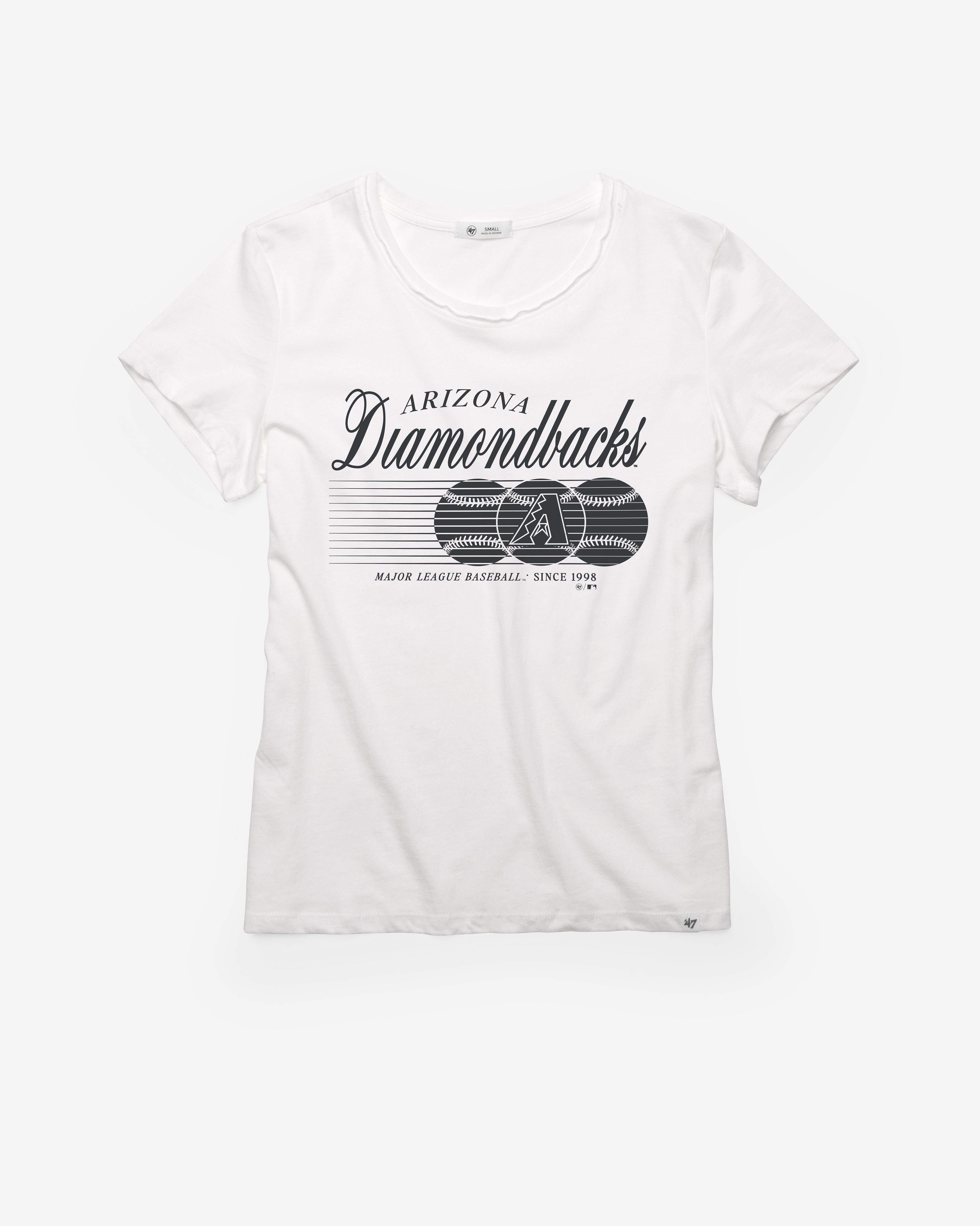 47-frankie-arizona-diamondbacks-t-shirt-white-wash-damen image 1