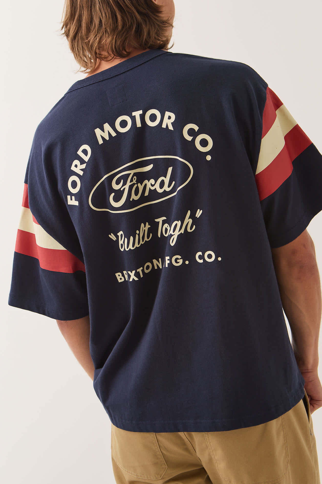 brixton-ford-built-tough-jersey-t-shirt-navy-baumwolle image 5