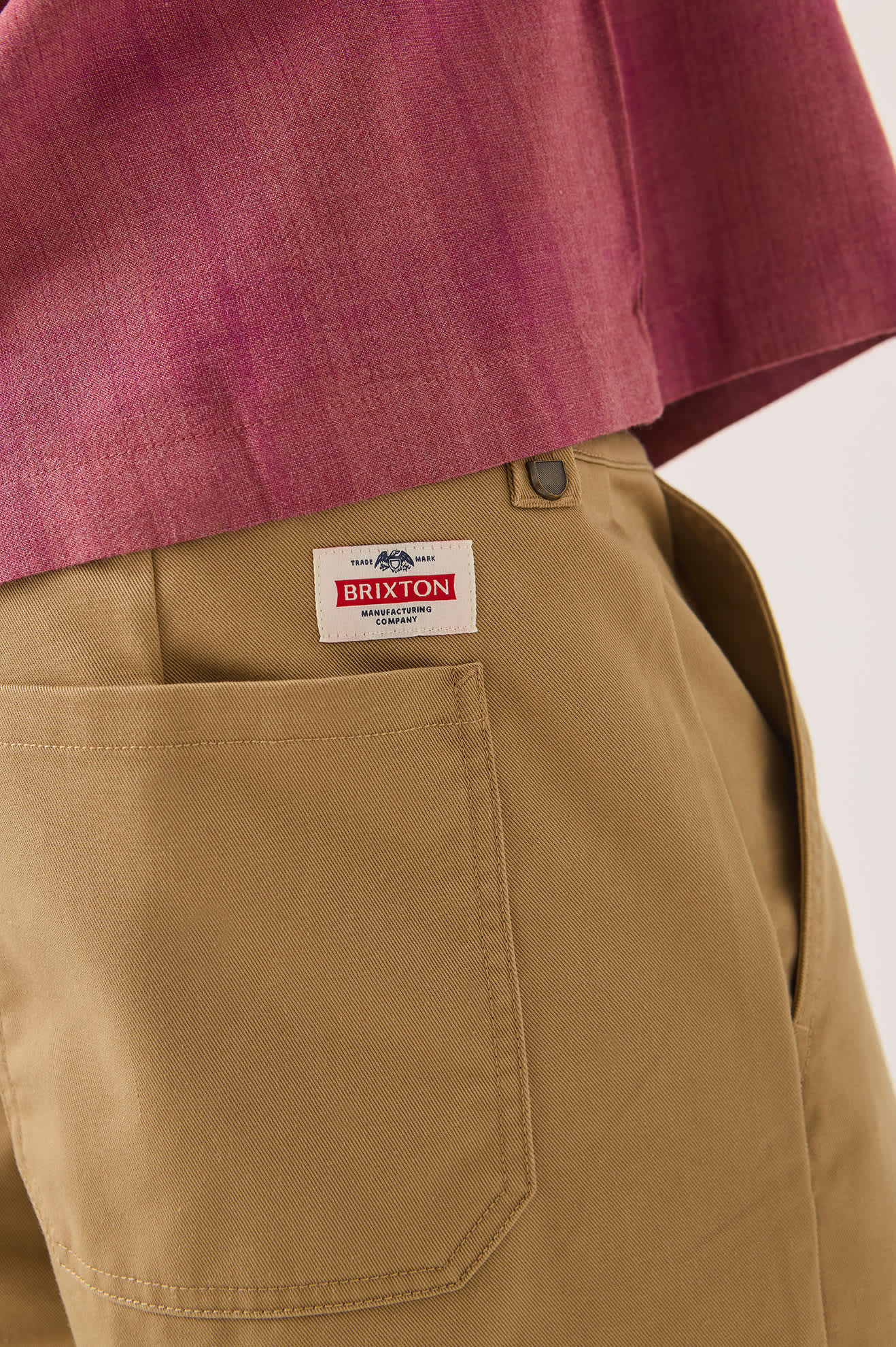 brixton-trademark-chino-hose-british-khaki-herren image 5