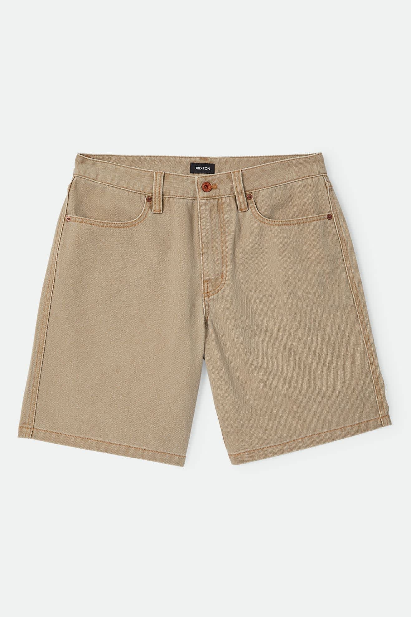 brixton-relaxed-short-herren-khaki-washed-british-khaki image 1