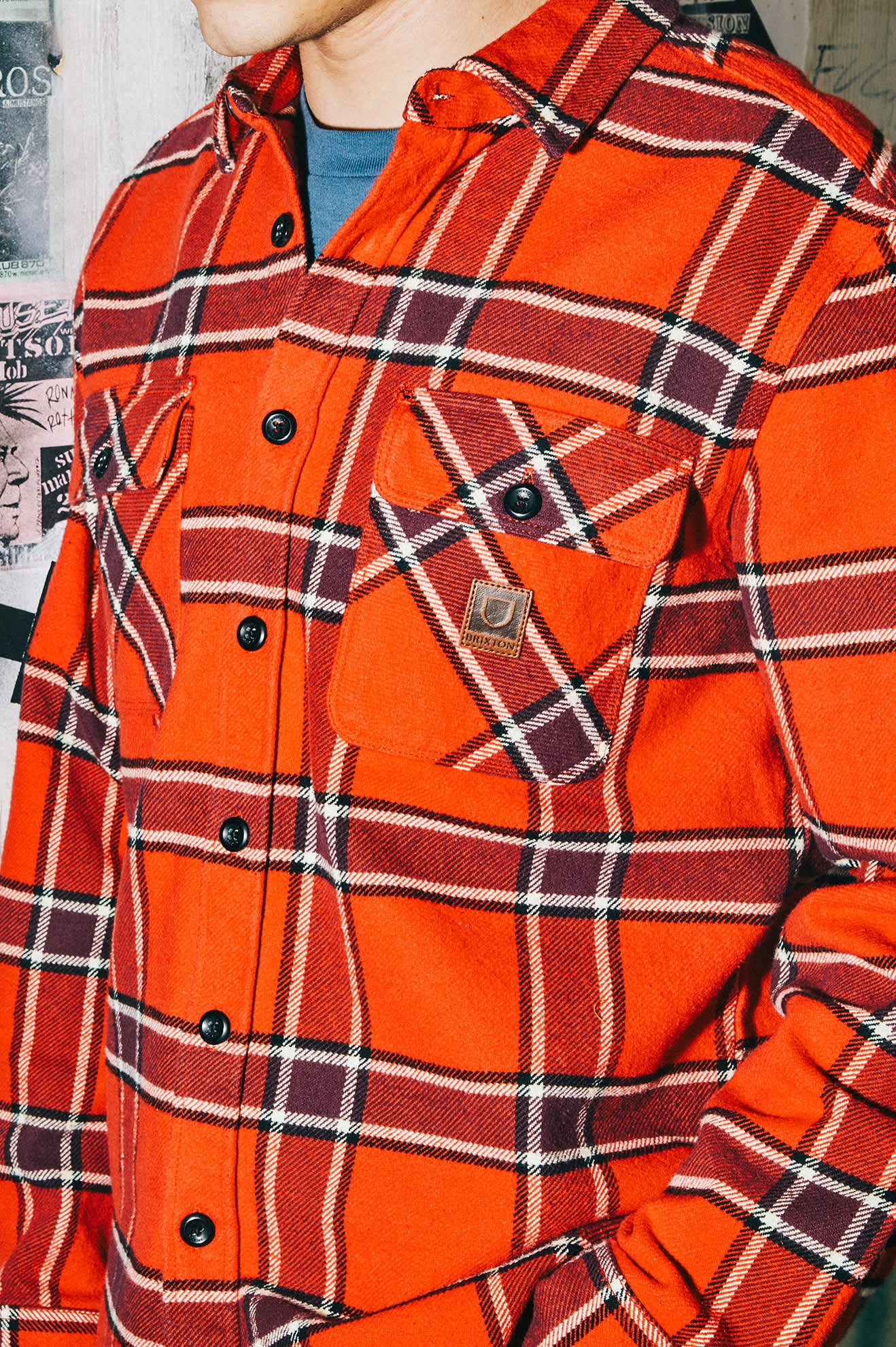 brixton-bowery-heavyweight-flanell-adrenaline-rush-wolle image 3