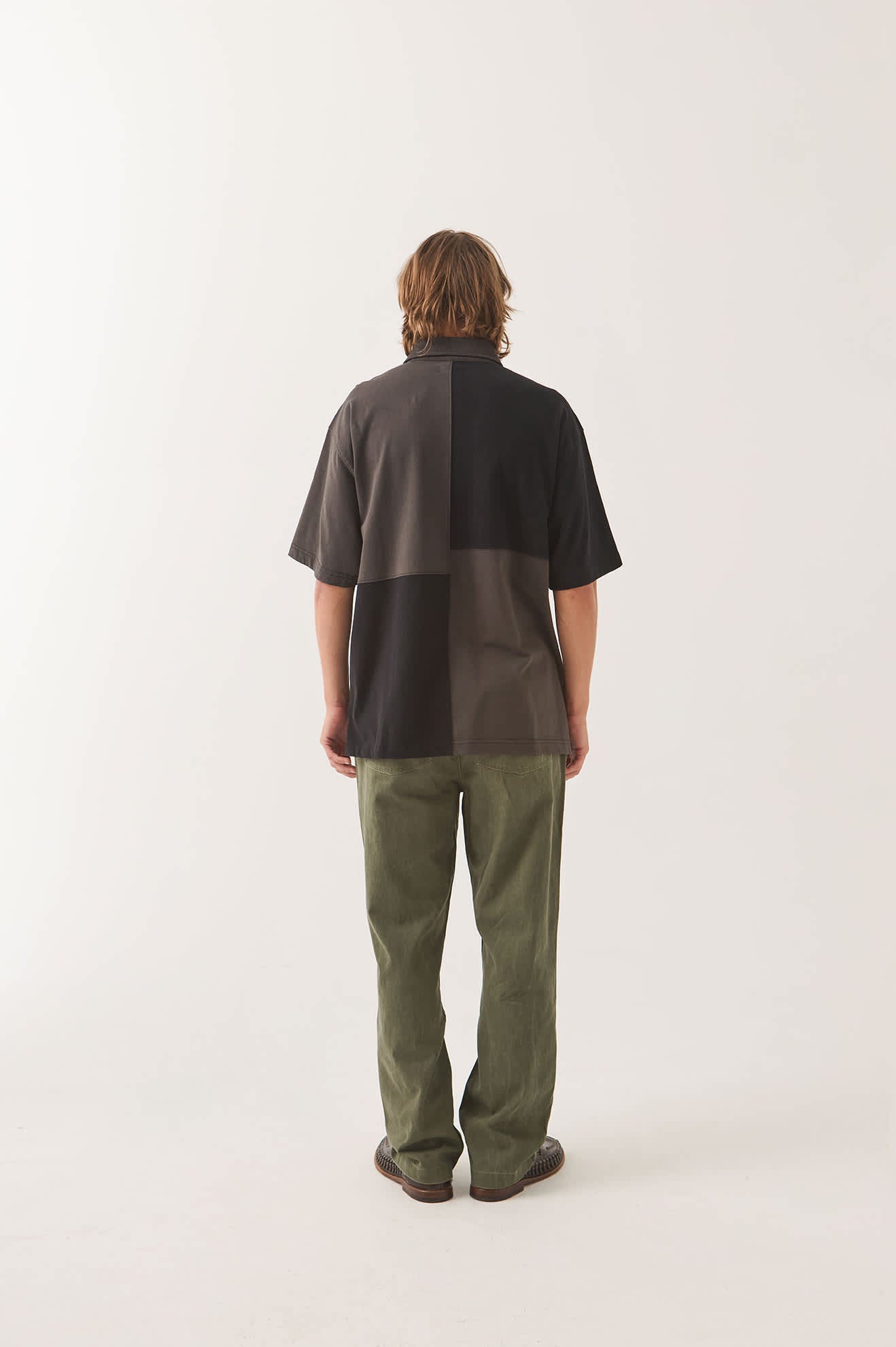 brixton-deco-relaxed-polo-t-shirt-washed-black-baumwolle image 4