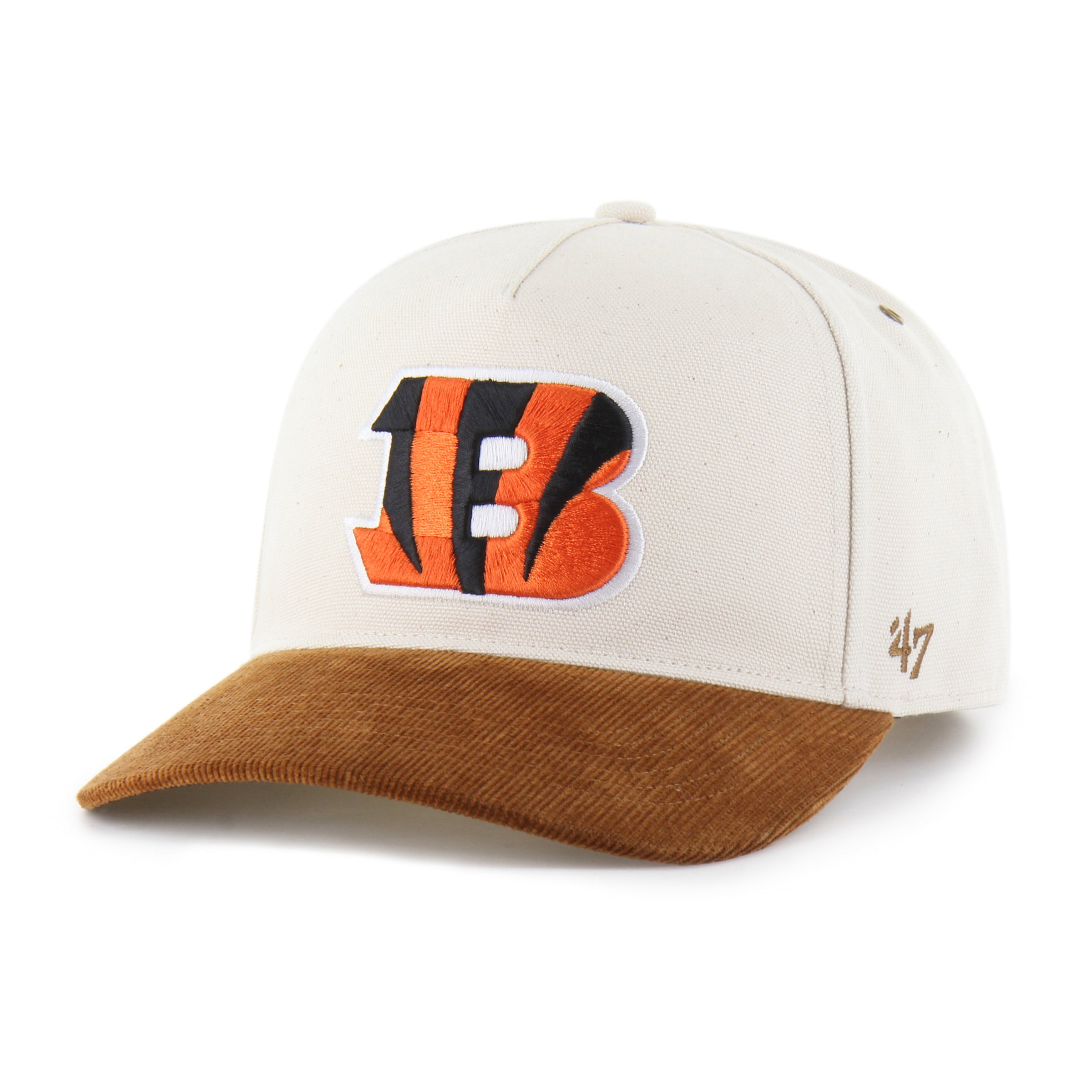 47-brand-hitch-rf-relaxed-fit-snapback-cap-bengals-natural image 1