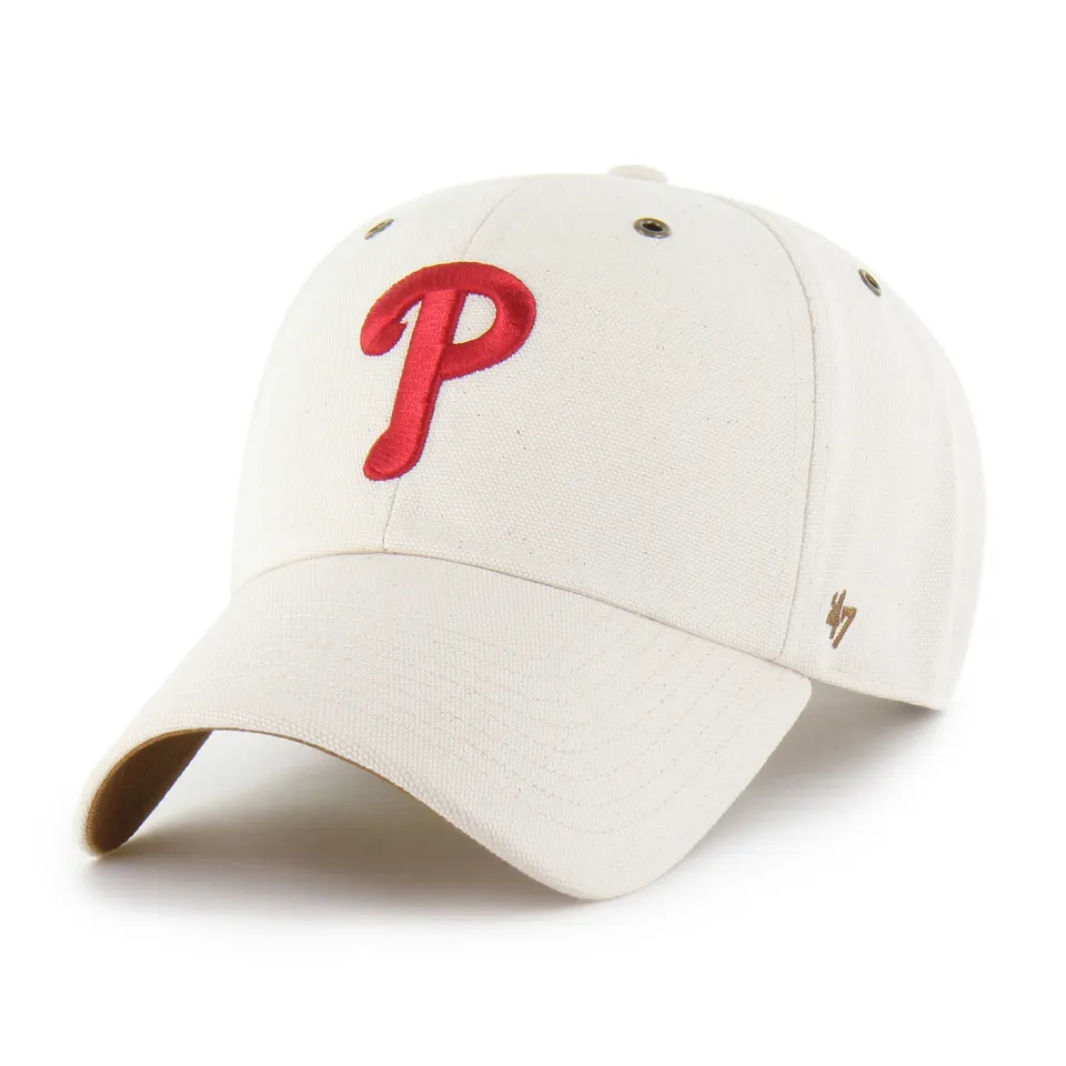 47-clean-up-philadelphia-phillies-carhartt-cap-natural-verstellbar image 1