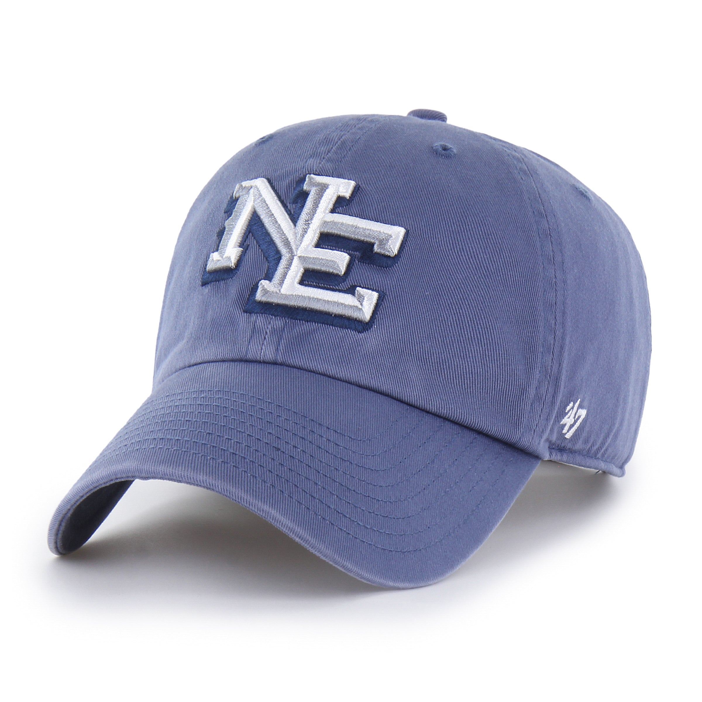 47-clean-up-new-england-patriots-rivalry-cap-elmwood-blue image 1