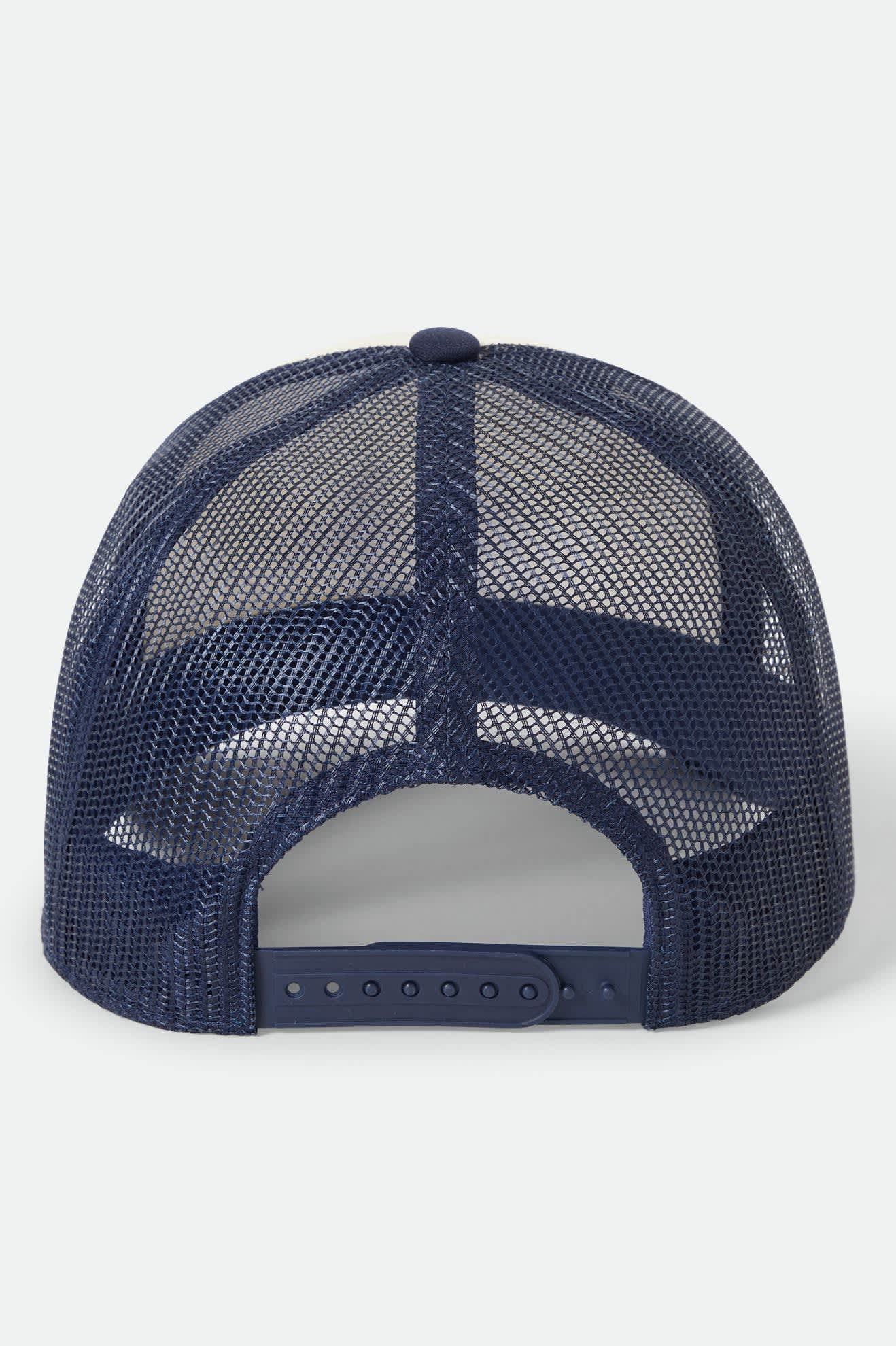brixton-horseshoe-trucker-cap-washed-navy-verstellbar image 2
