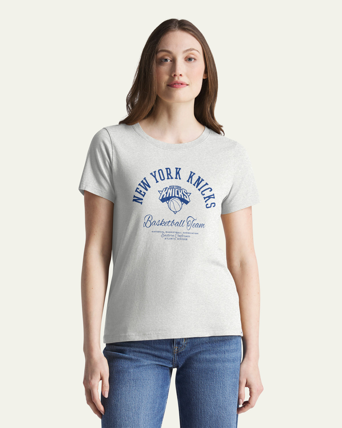 47-foundation-tee-new-york-knicks-arcball-t-shirt-damen-grey image 1