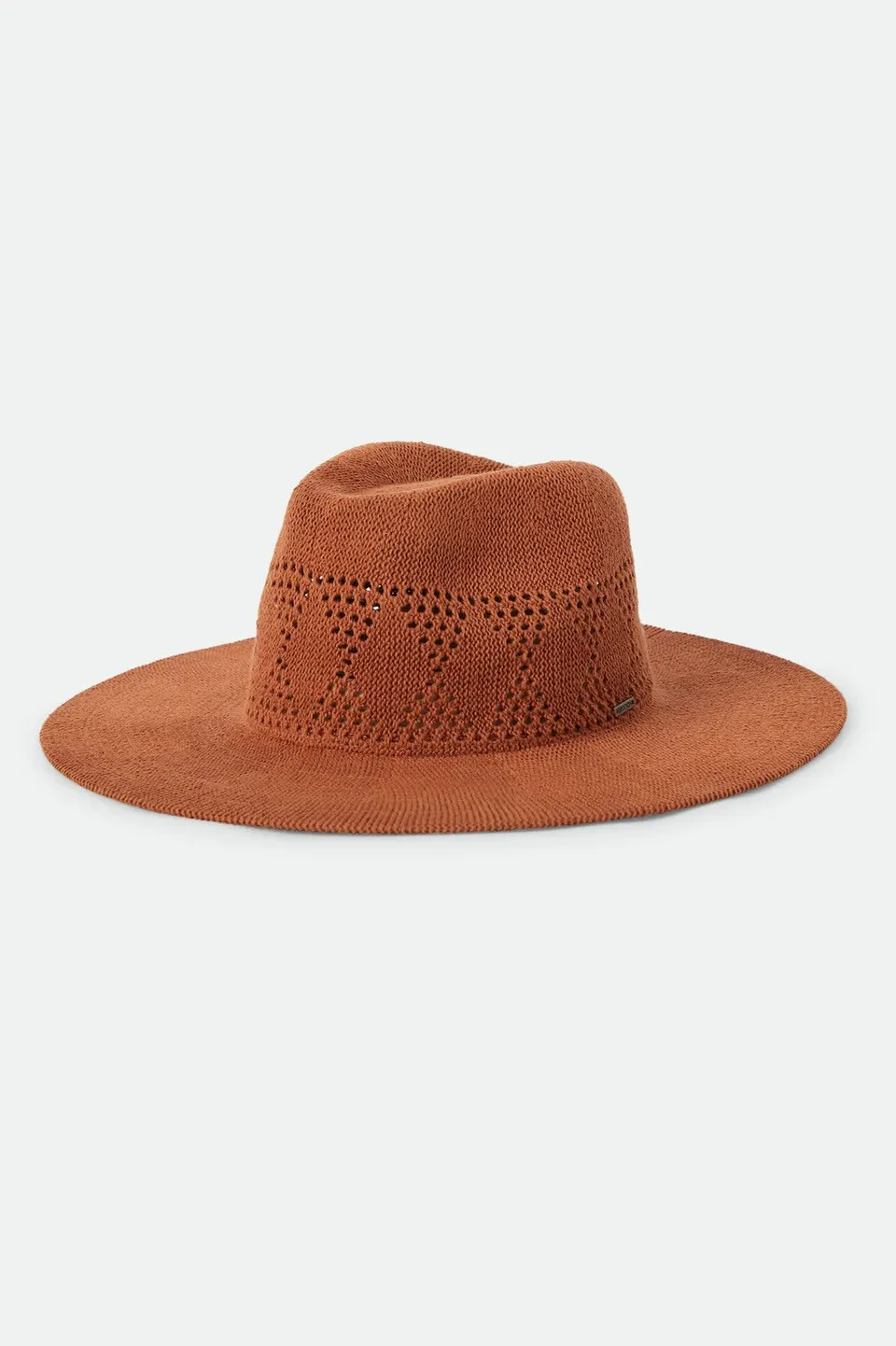 brixton-sophia-knit-packable-fedora-caramel-verstellbar-strickhut image 1