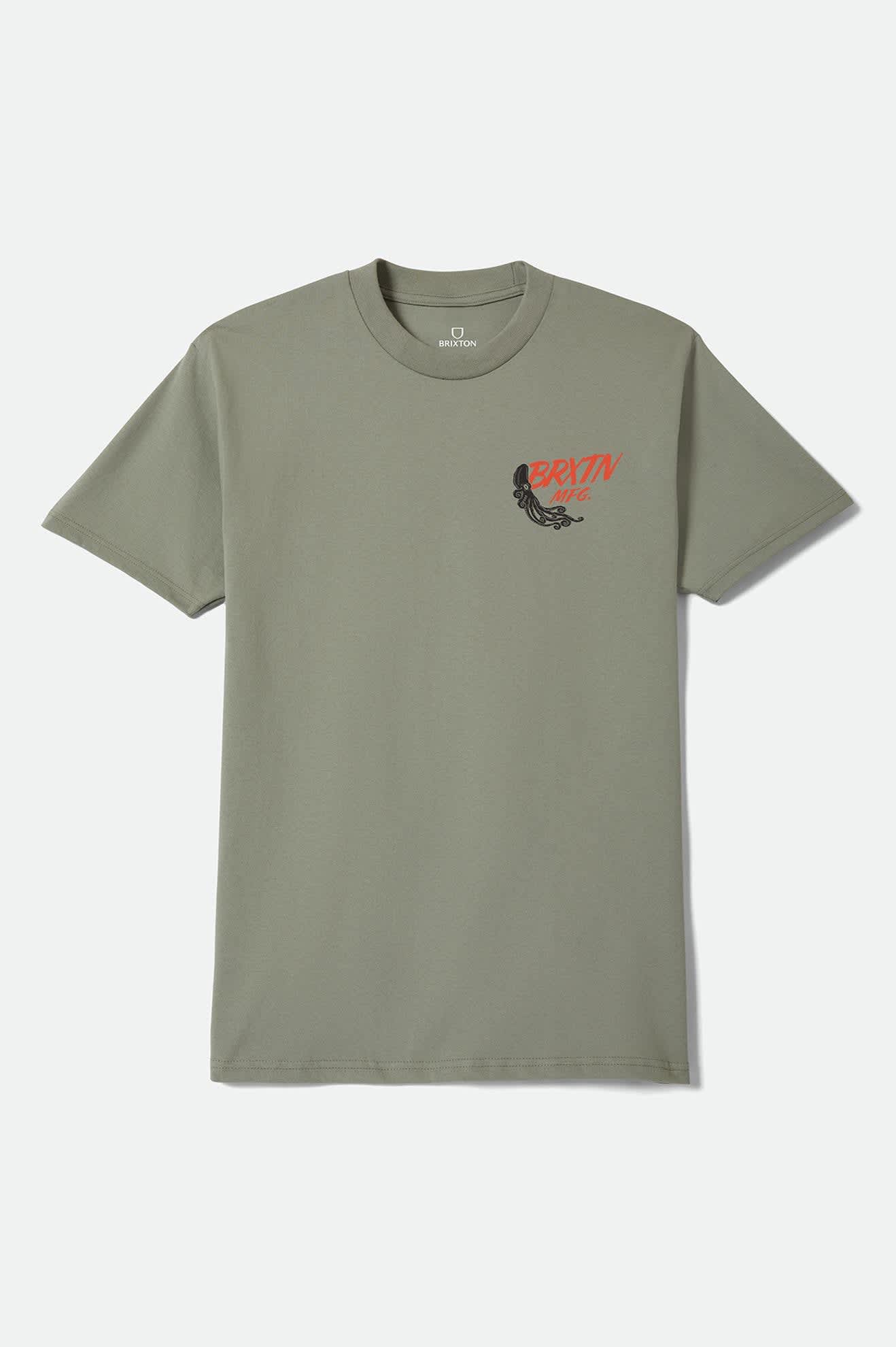 brixton-lagoon-standard-t-shirt-desert-sage-print-baumwolle image 1
