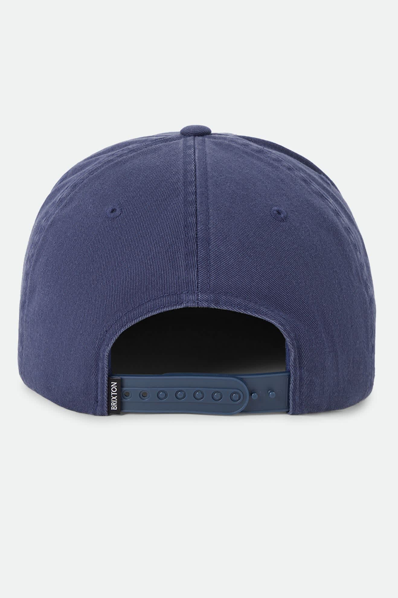 brixton-trademark-adjustable-cap-washed-navy-baumwolle image 5