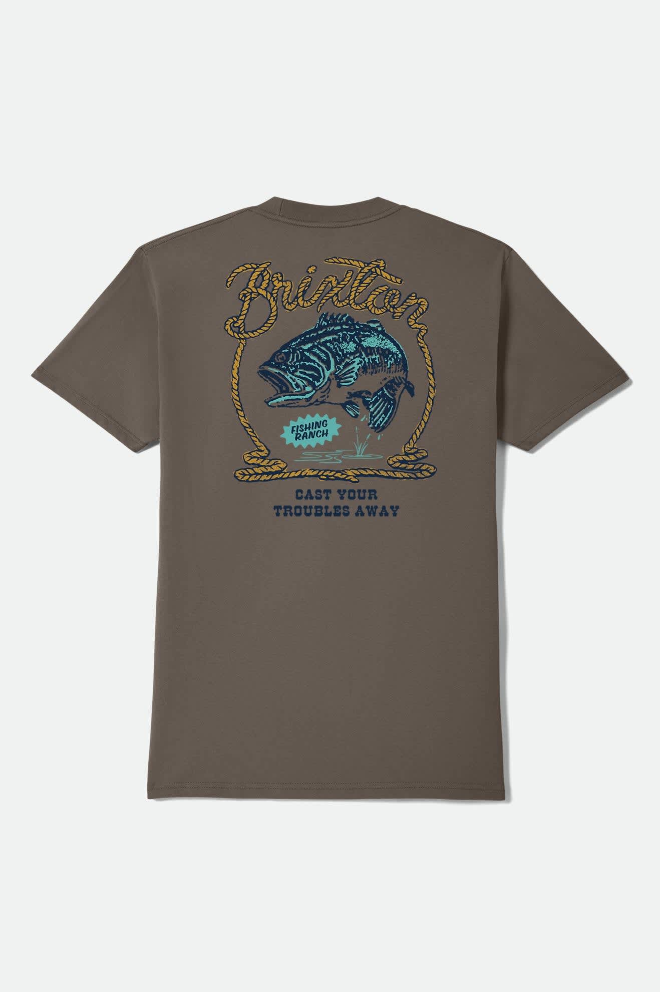 brixton-cast-standard-t-shirt-earth-braun-print image 2