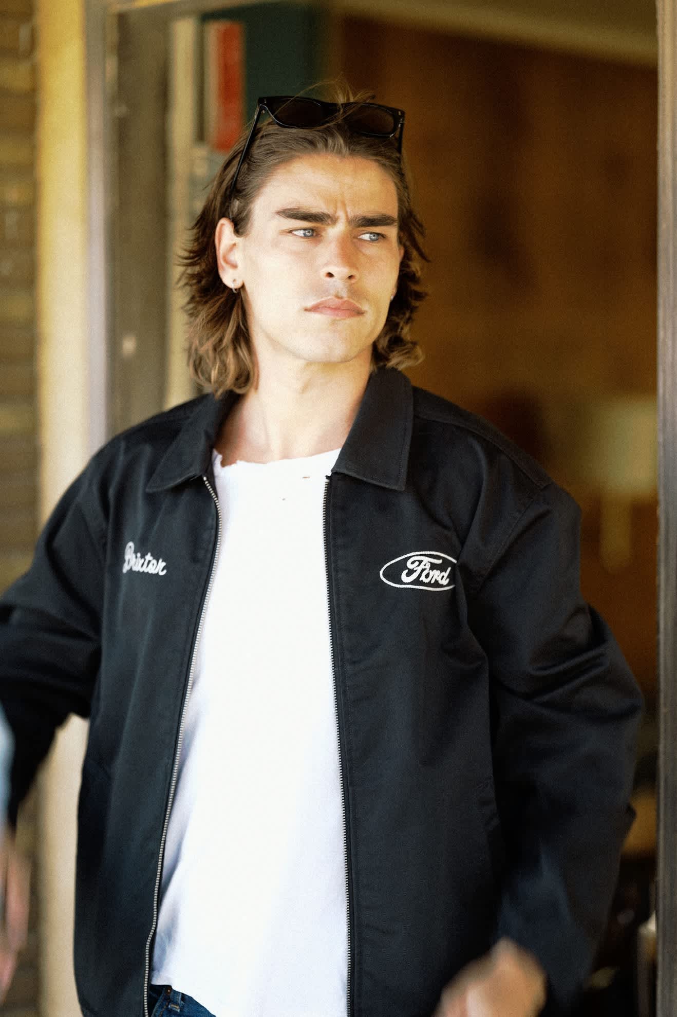 brixton-ford-harrington-jacke-burnt-rubber image 2