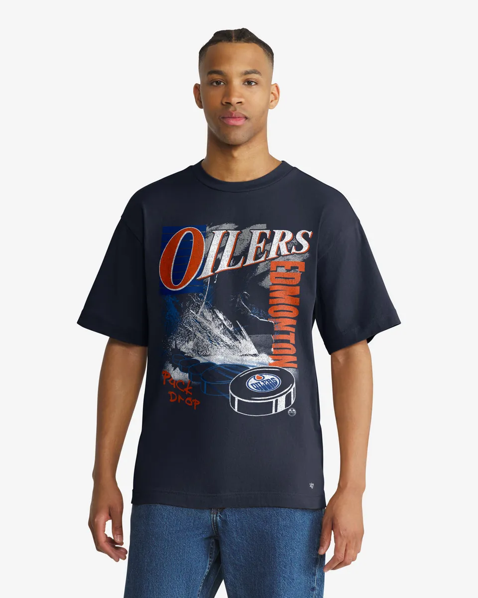 47-brand-foundation-tee-edmonton-oilers-fresh-ice-t-shirt-navy-herren image 1
