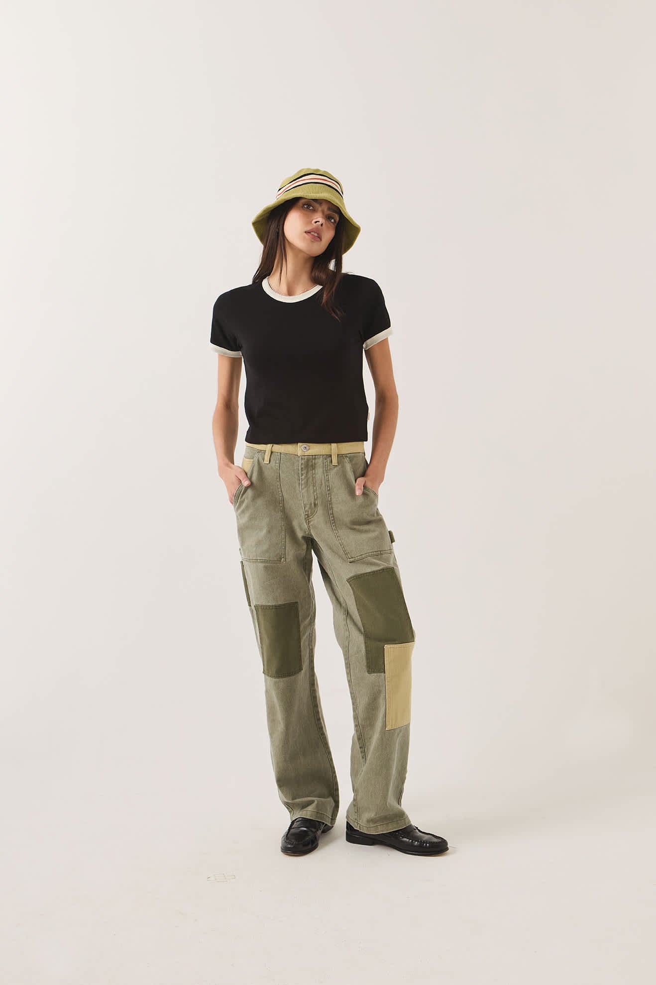 brixton-essex-patchwork-painter-pant-denim-patchwork-relaxed image 1