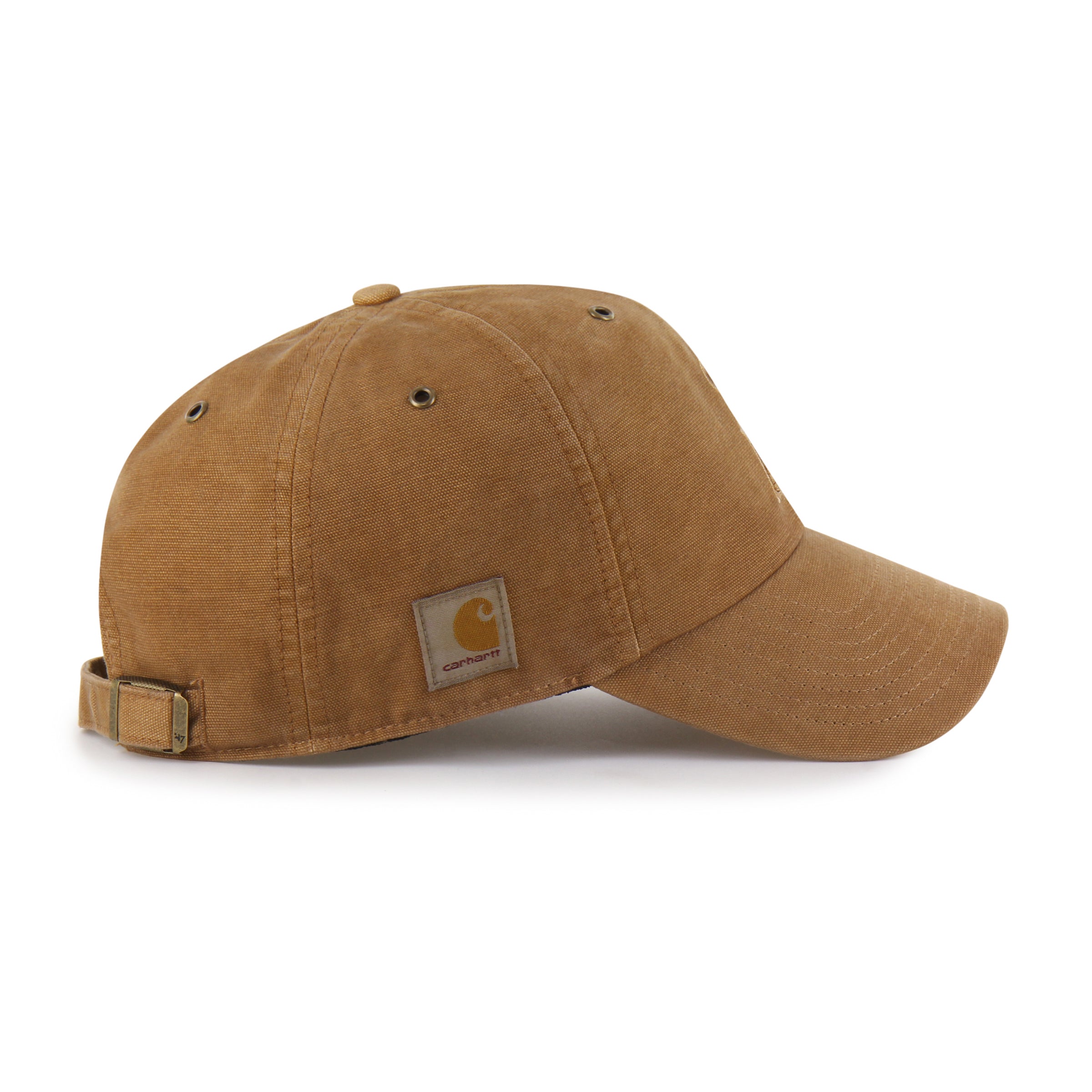 47-brand-clean-up-atlanta-braves-carhartt-cap-braun-osf image 2