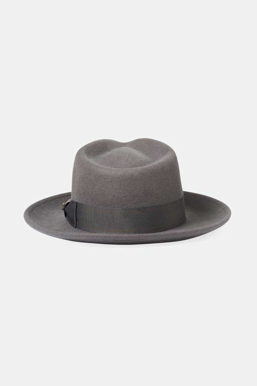 brixton-swindle-convertabrim-fedora-grey-grey-wollhut image 2