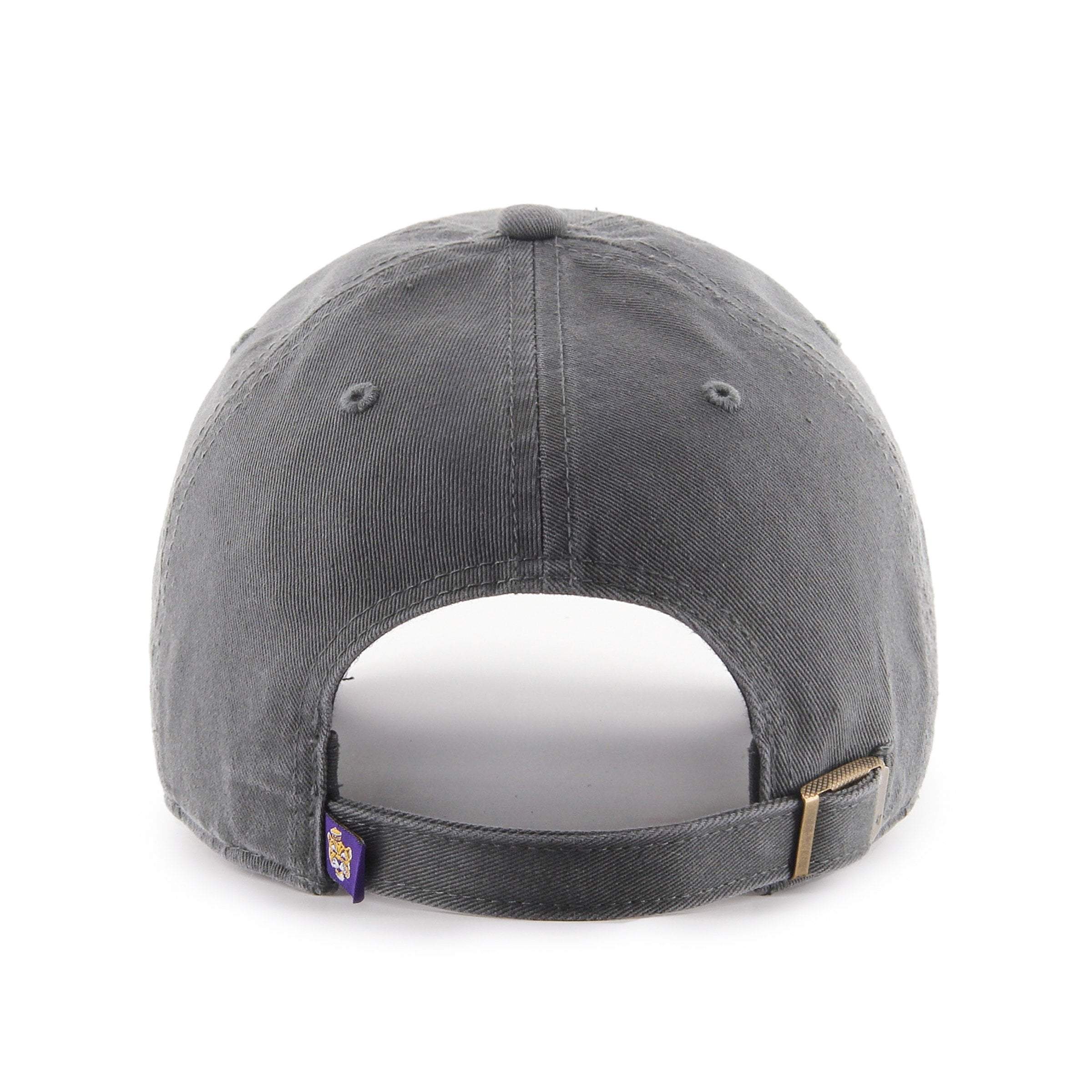 47-brand-clean-up-lsu-tigers-vintage-cap-charcoal-osf image 2