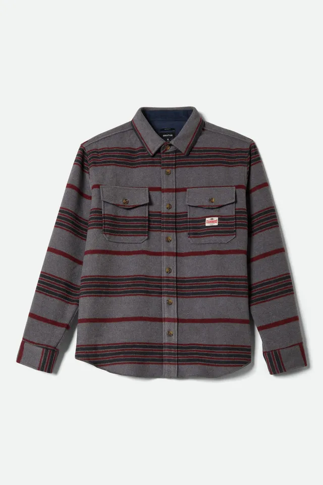 brixton-altered-threads-overshirt-multi-blanket-stripe image 1