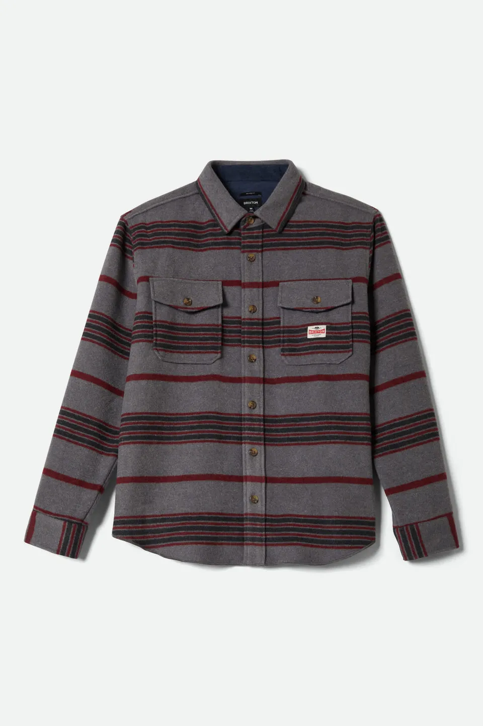brixton-altered-threads-overshirt-multi-blanket-stripe image 1