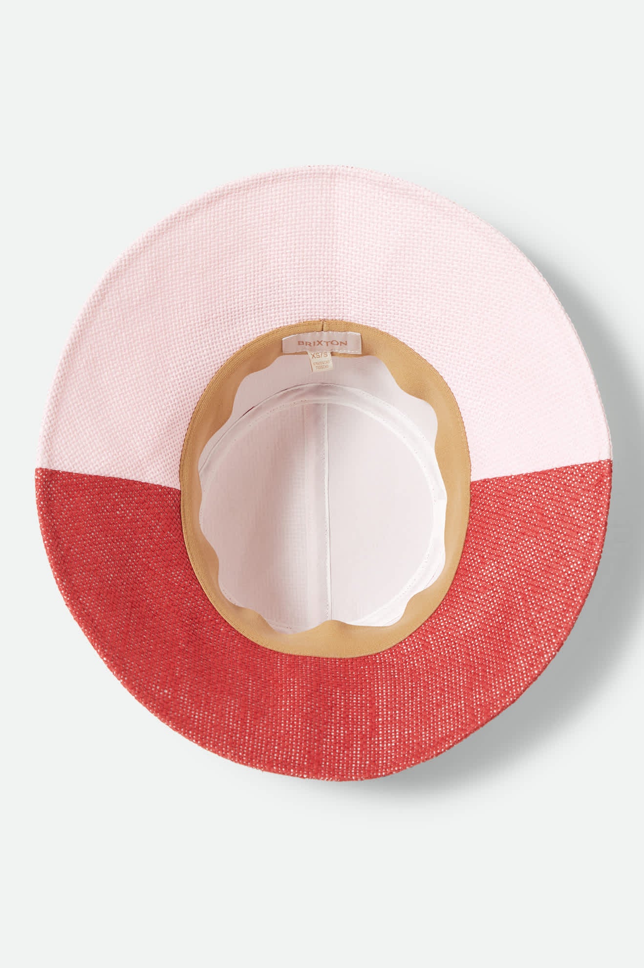 brixton-harmony-bucket-hat-silber-pink-strohhut-packbar image 8