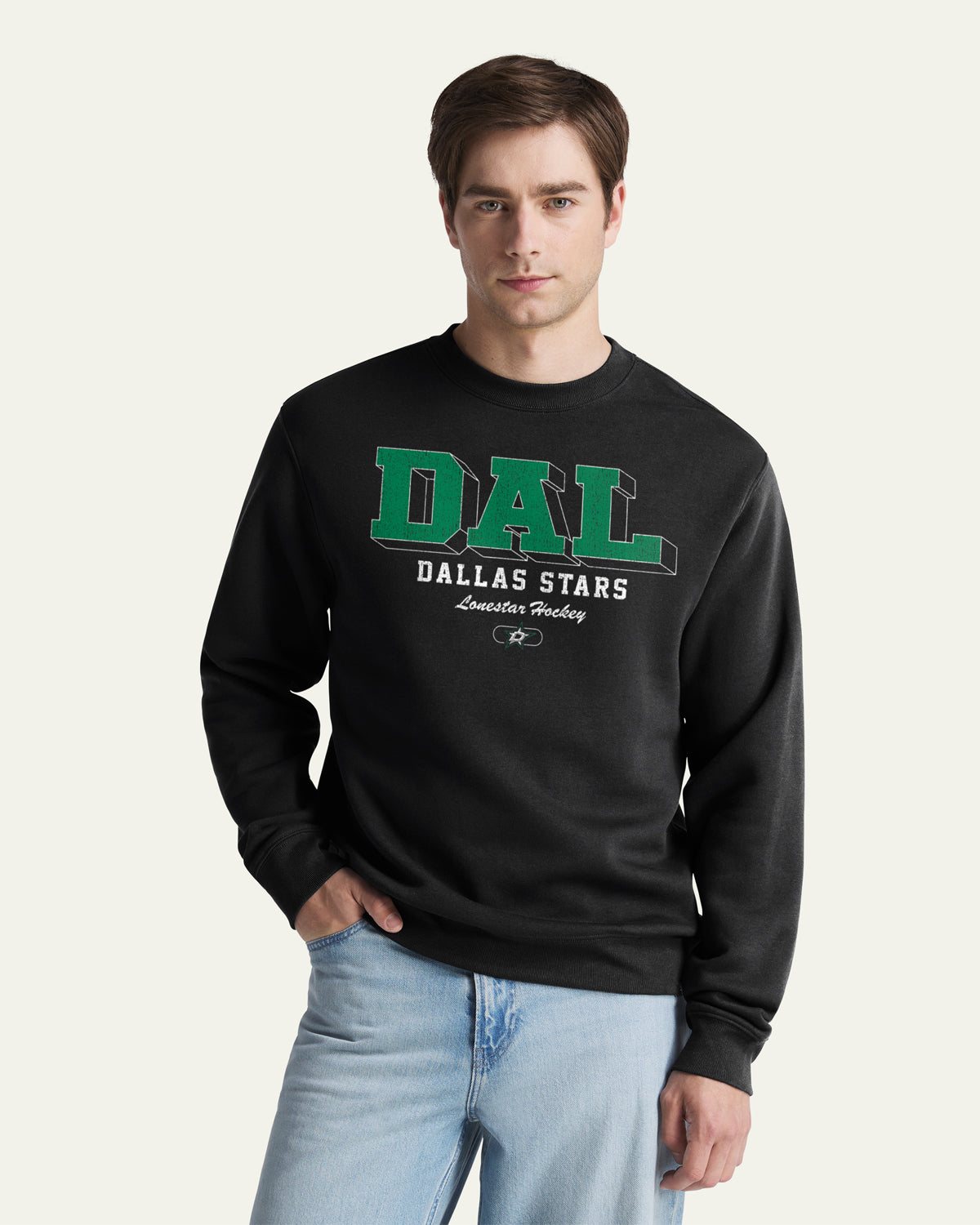 47-everyday-crew-dallas-stars-standing-tall-sweater-schwarz-s image 1