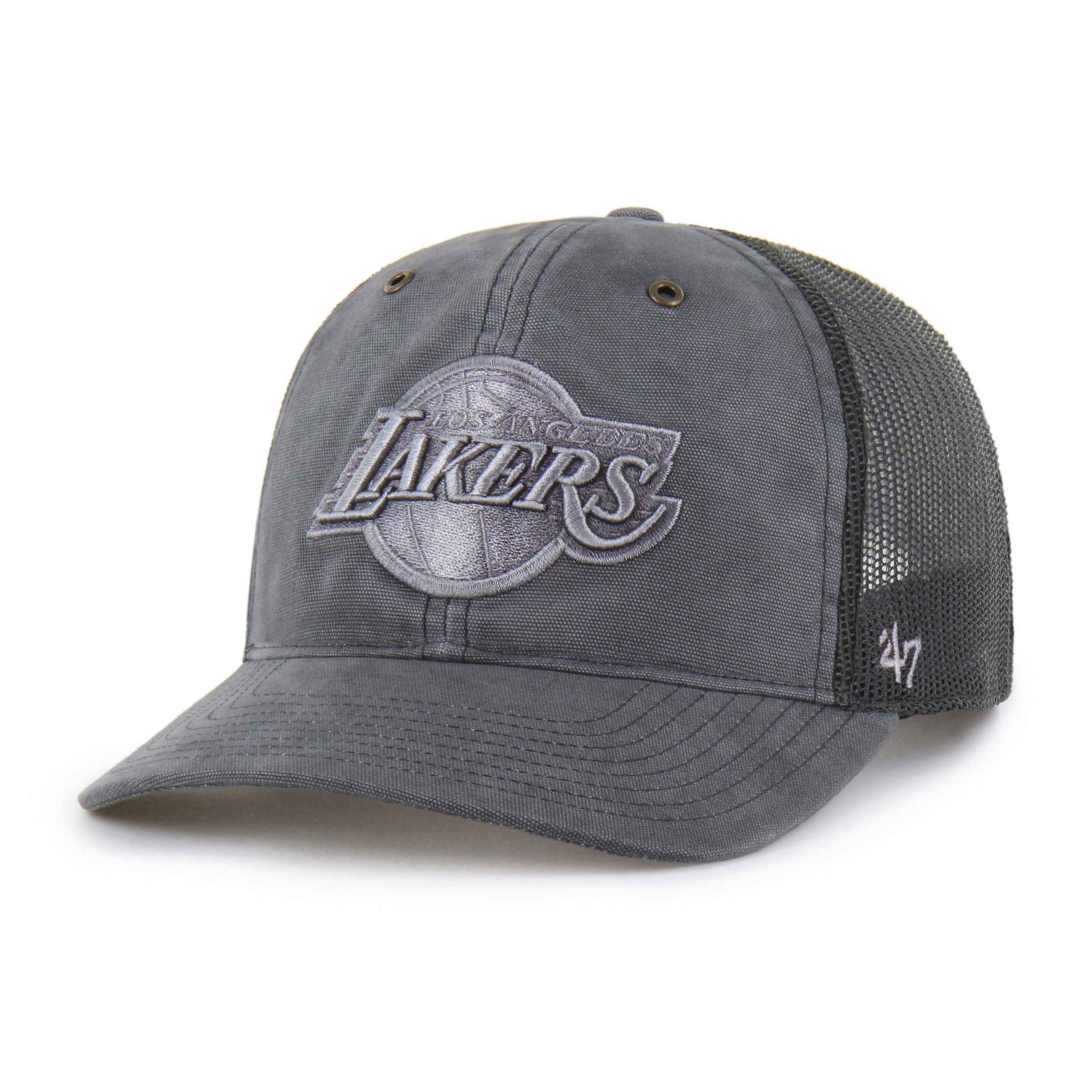 47-brand-47-trucker-los-angeles-lakers-cap-carhartt-shadow image 4