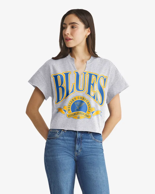 47-brand-st-louis-blues-oversized-notch-neck-tee-grau image 1