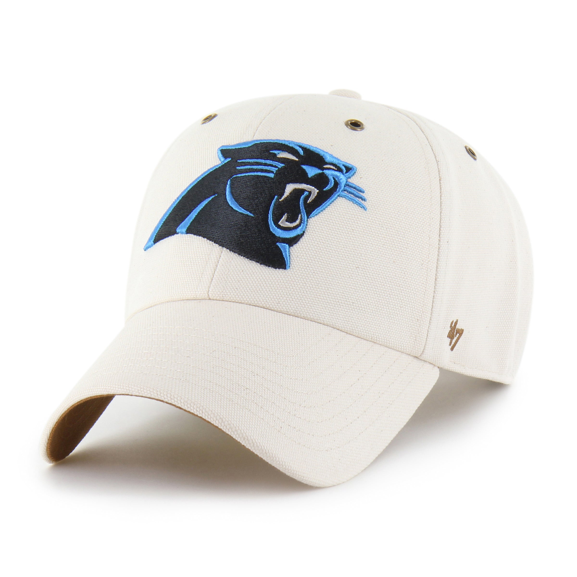 47-brand-47-clean-up-carolina-panthers-cap-natural-osf image 1
