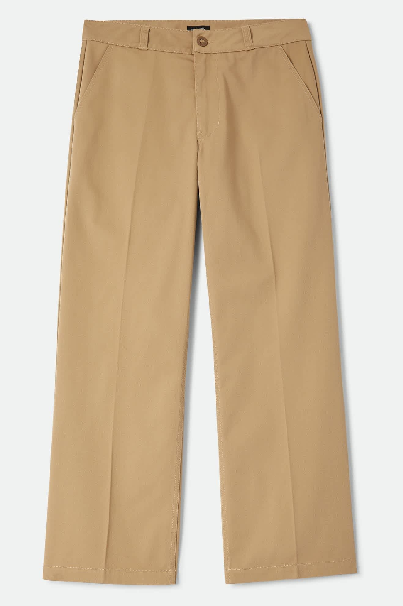 brixton-trademark-chino-hose-british-khaki-herren image 1