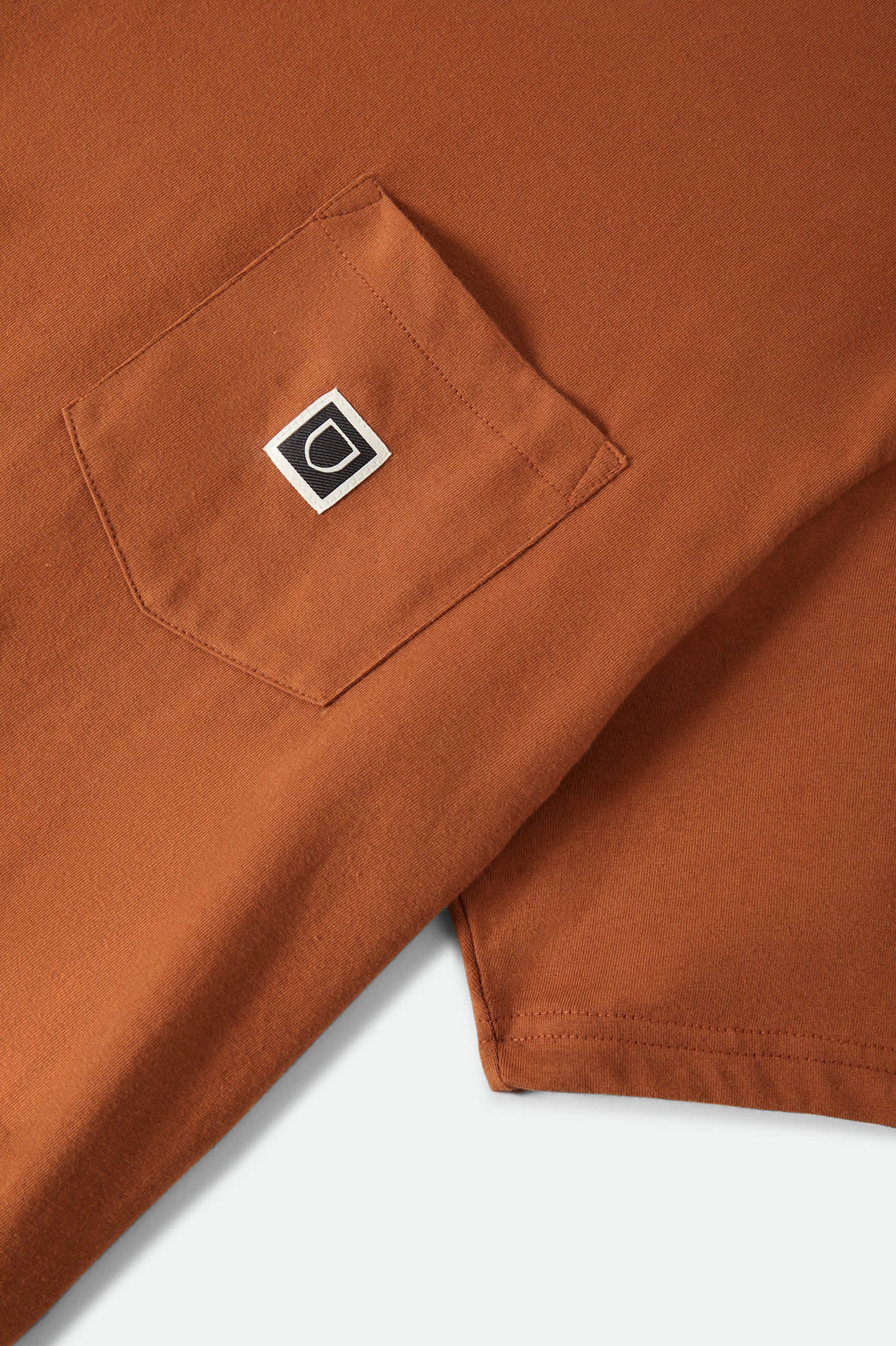 brixton-beta-shield-pocket-t-shirt-herren-brown-sugar-baumwolle image 3