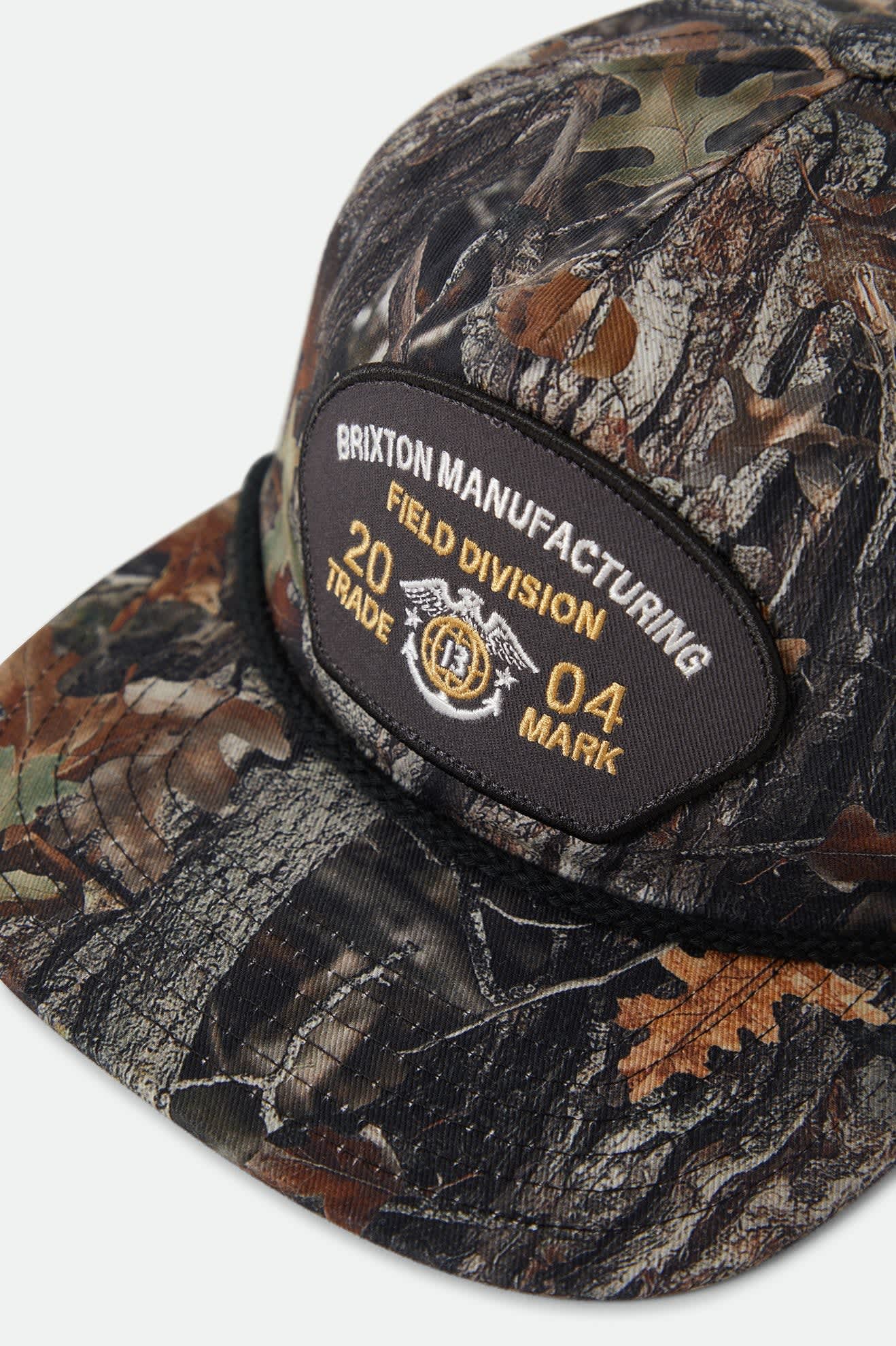 brixton-division-netplus-snapback-cap-tree-camo-baumwolle image 3