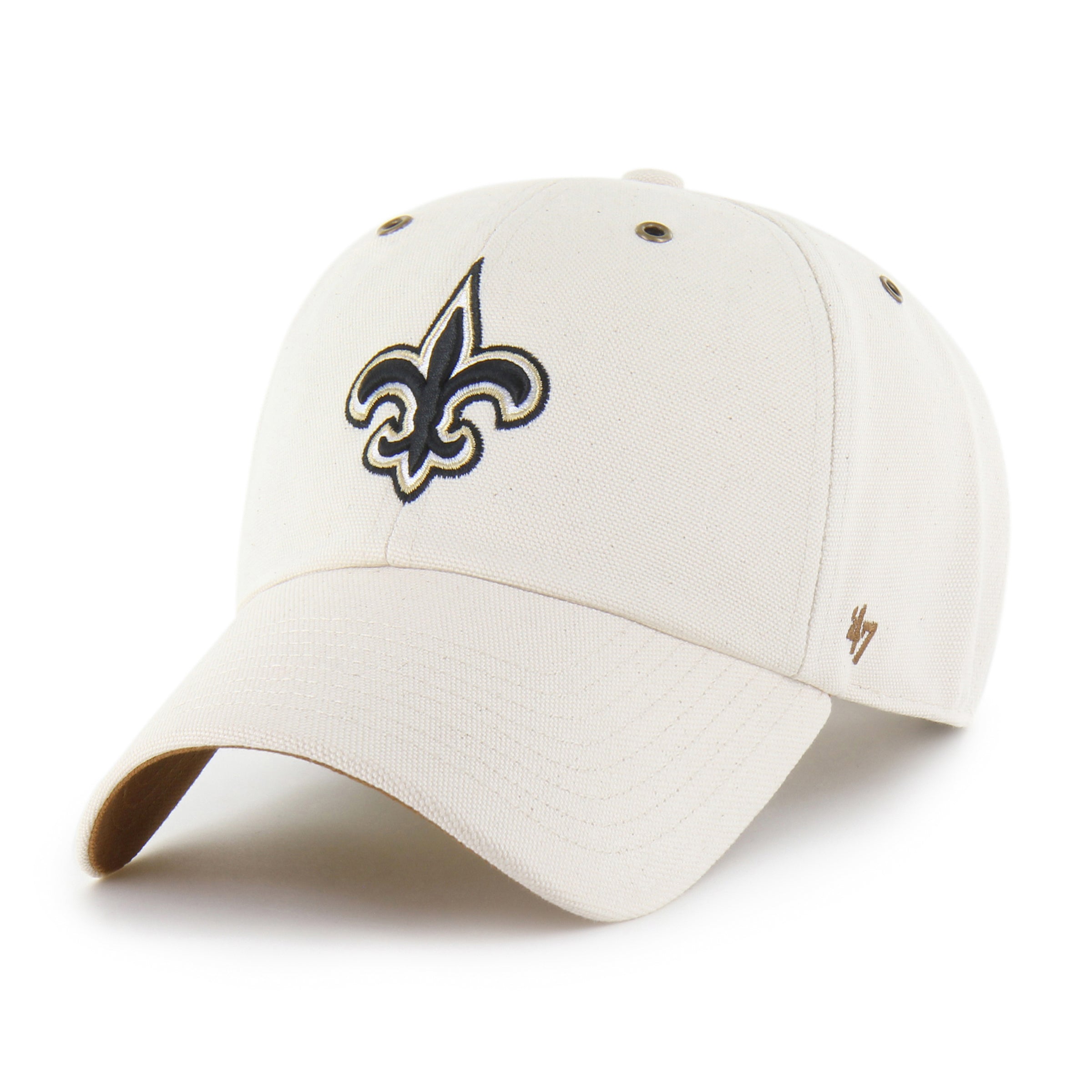 47-brand-clean-up-new-orleans-saints-carhartt-cap-natural-osf image 1