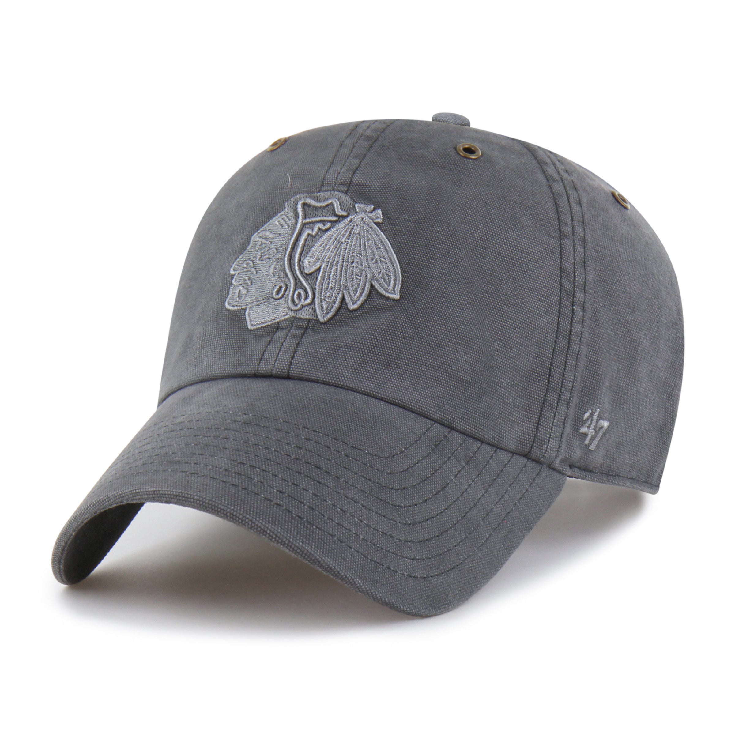 47-brand-clean-up-chicago-blackhawks-carhartt-cap-schwarz-osf image 4