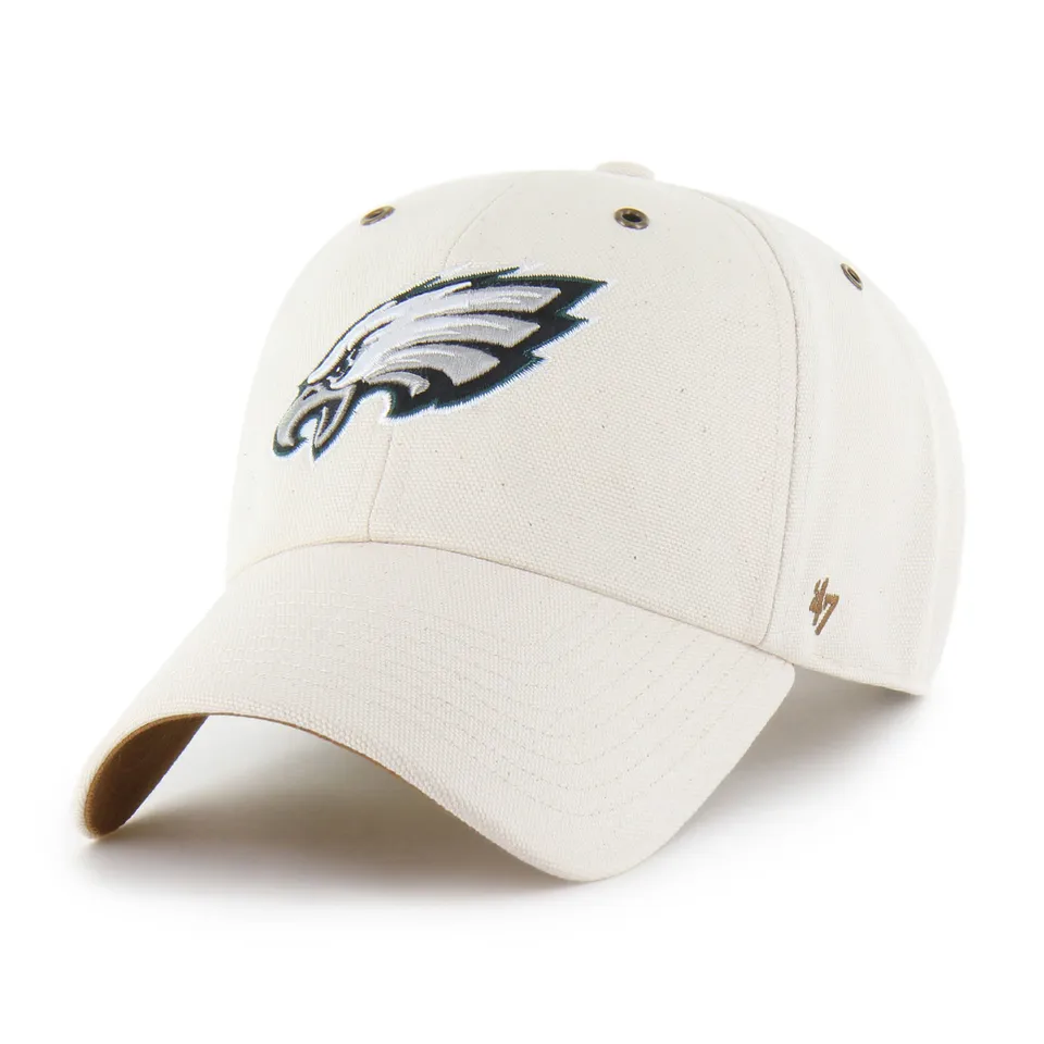 47-brand-clean-up-philadelphia-eagles-carhartt-cap-natural-osf image 1