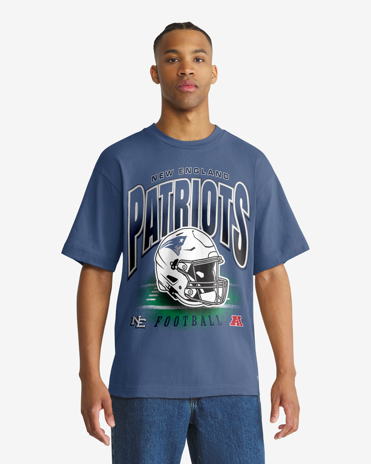 47-brand-new-england-patriots-rivalry-t-shirt-elmwood-blue image 1