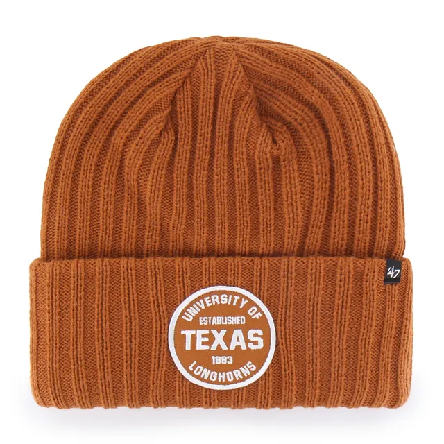 47-texas-longhorns-cuff-knit-beanie-burnt-orange image 1