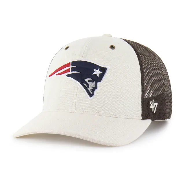 47-carhartt-undyed-trucker-cap-new-england-patriots-natural image 1