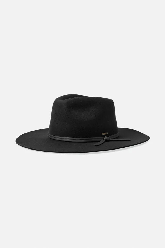 brixton-cohen-cowboy-hat-cowboyhut-schwarz-wolle image 1