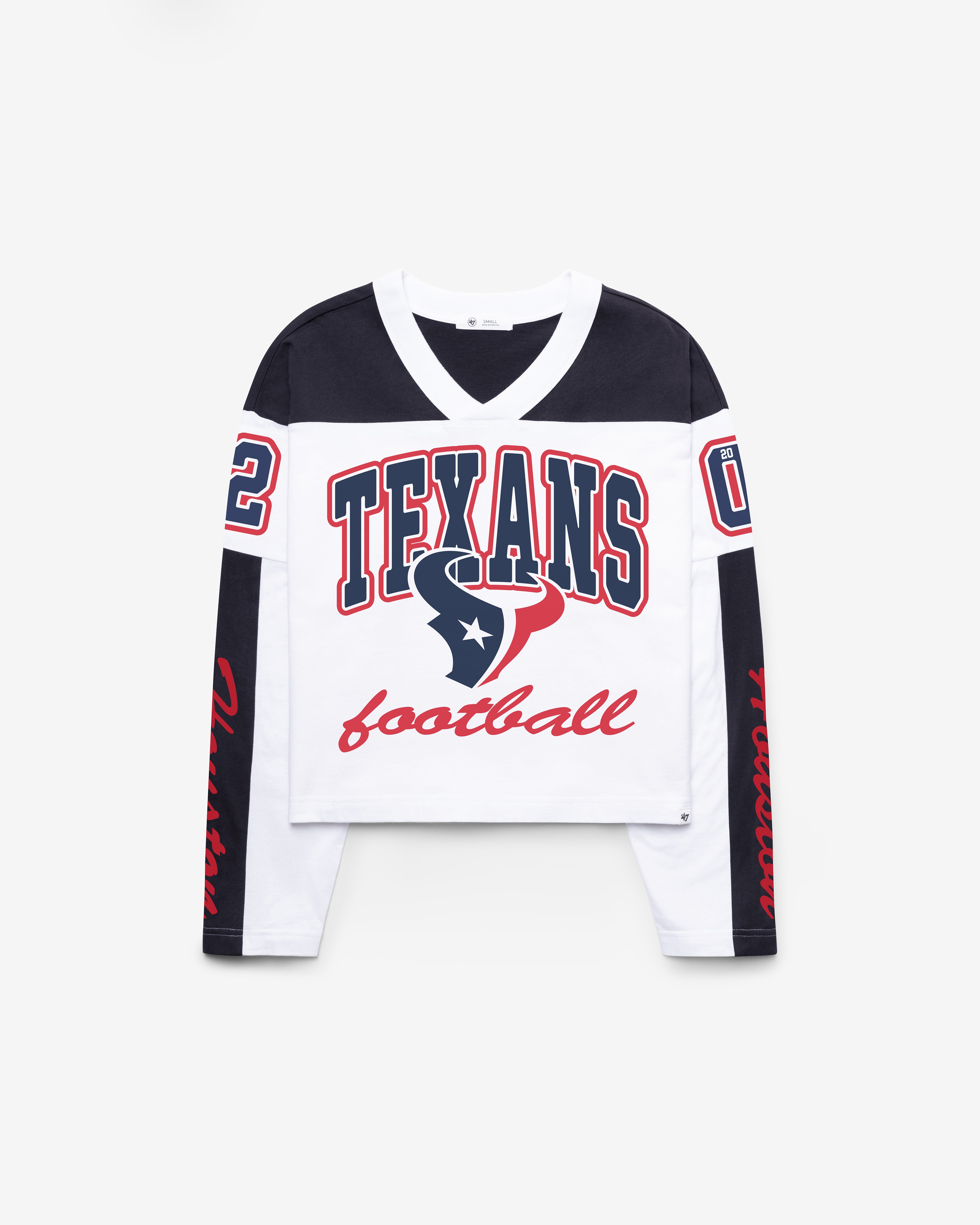 47-foundation-tee-houston-texans-jersey-t-shirt-white-damen image 1