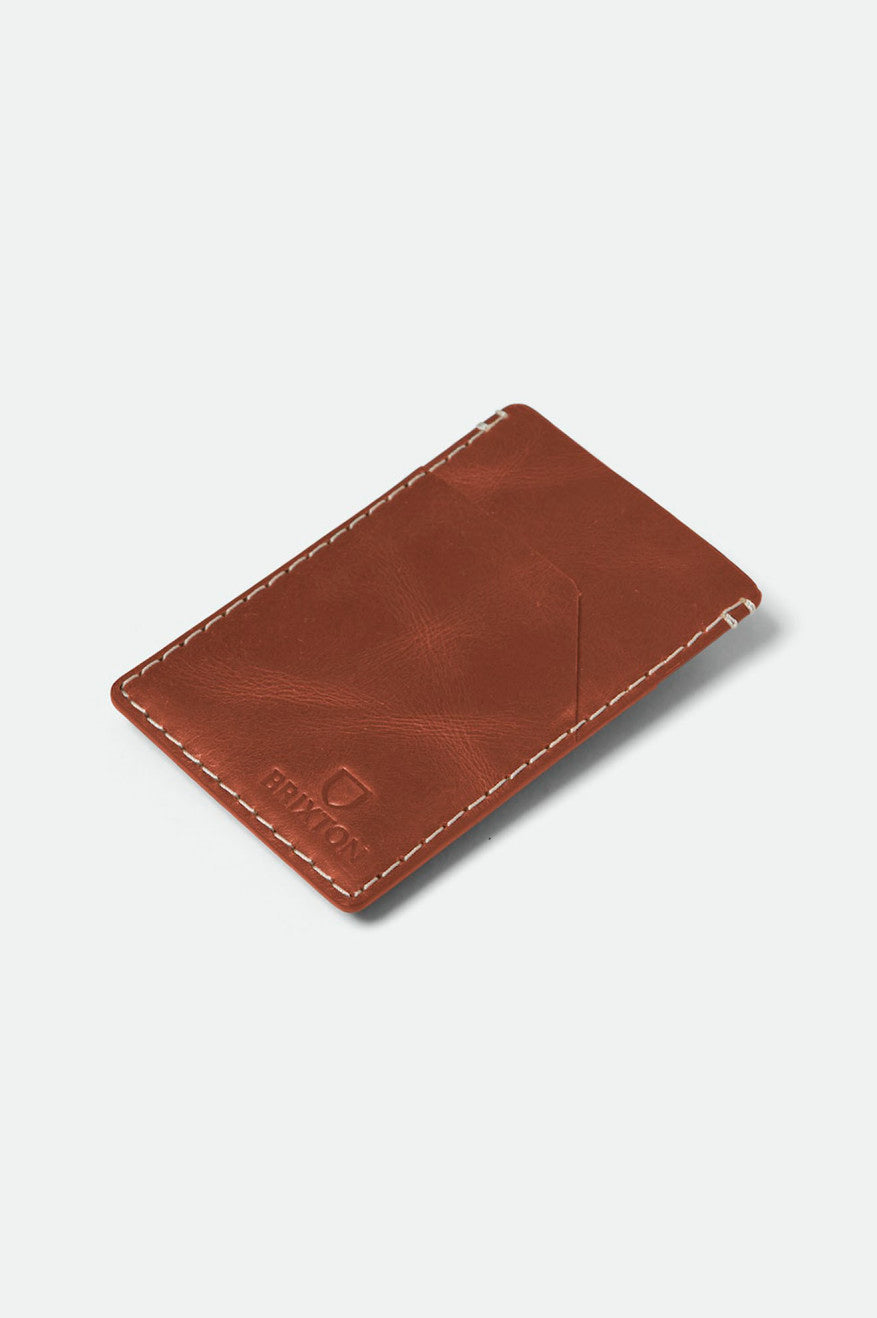 brixton-traditional-card-holder-kartenetui-braun-leder image 1