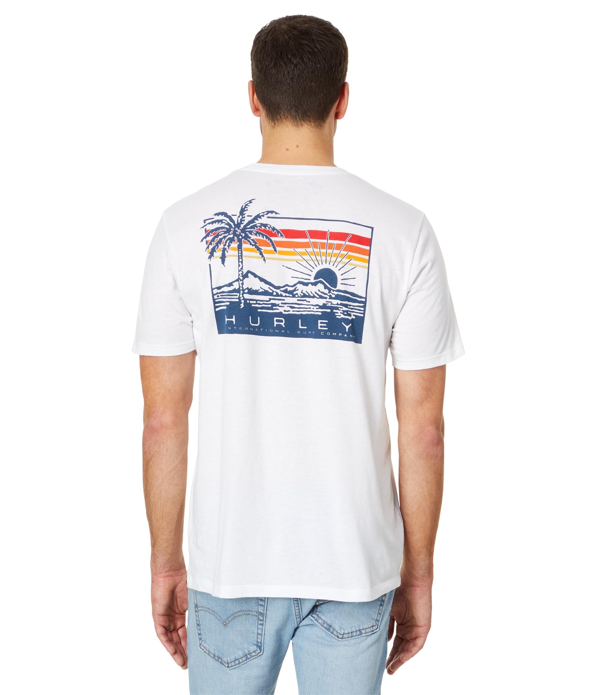 hurley-everyday-throwback-t-shirt-schwarz-herren image 2