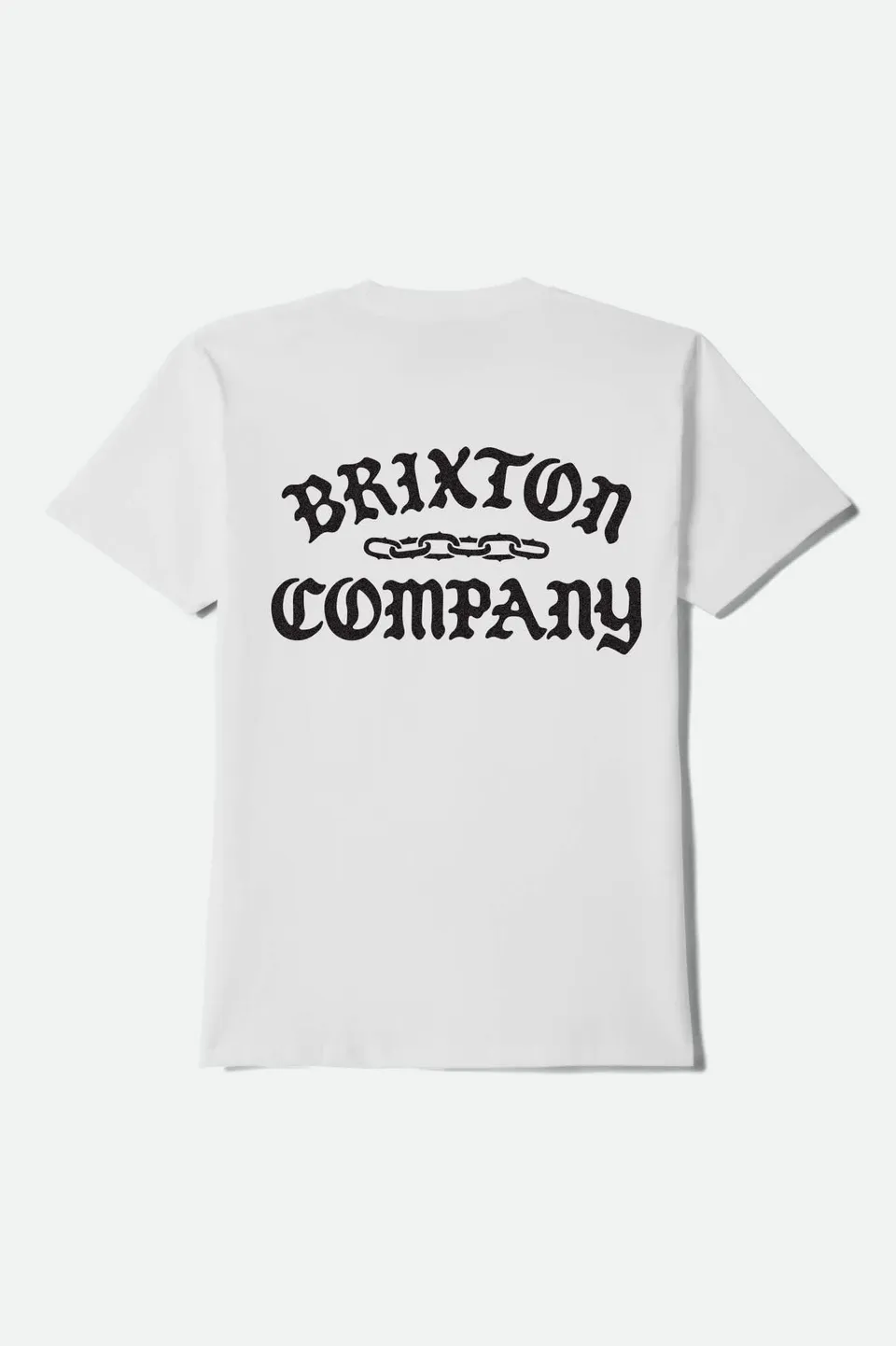 brixton-chains-kurzarm-t-shirt-white-baumwolle-print image 1