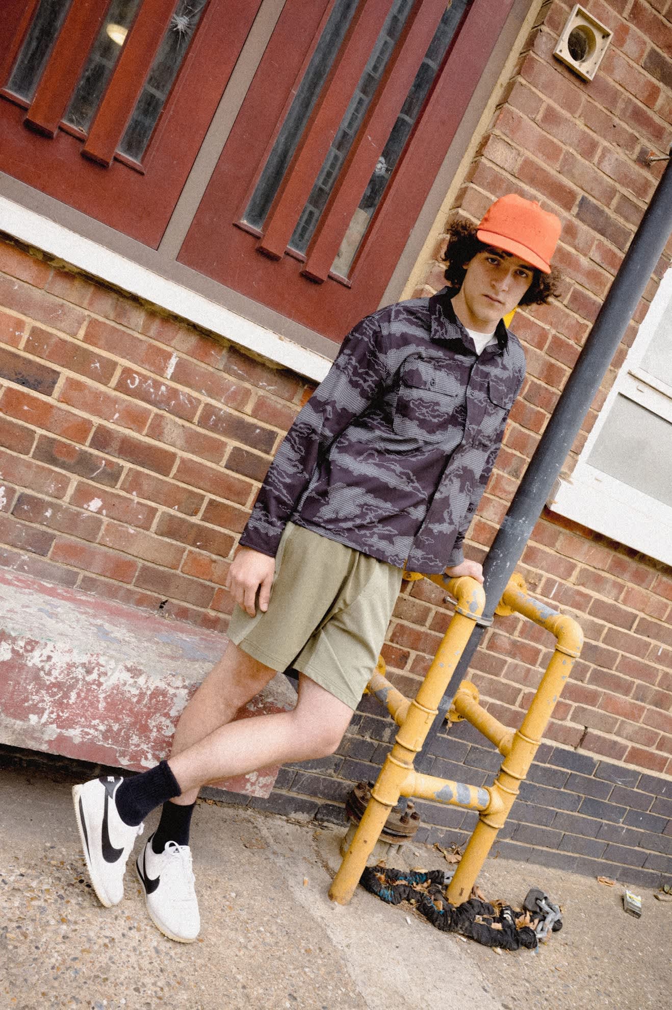 brixton-alpha-journey-adjustable-cap-bright-orange image 3