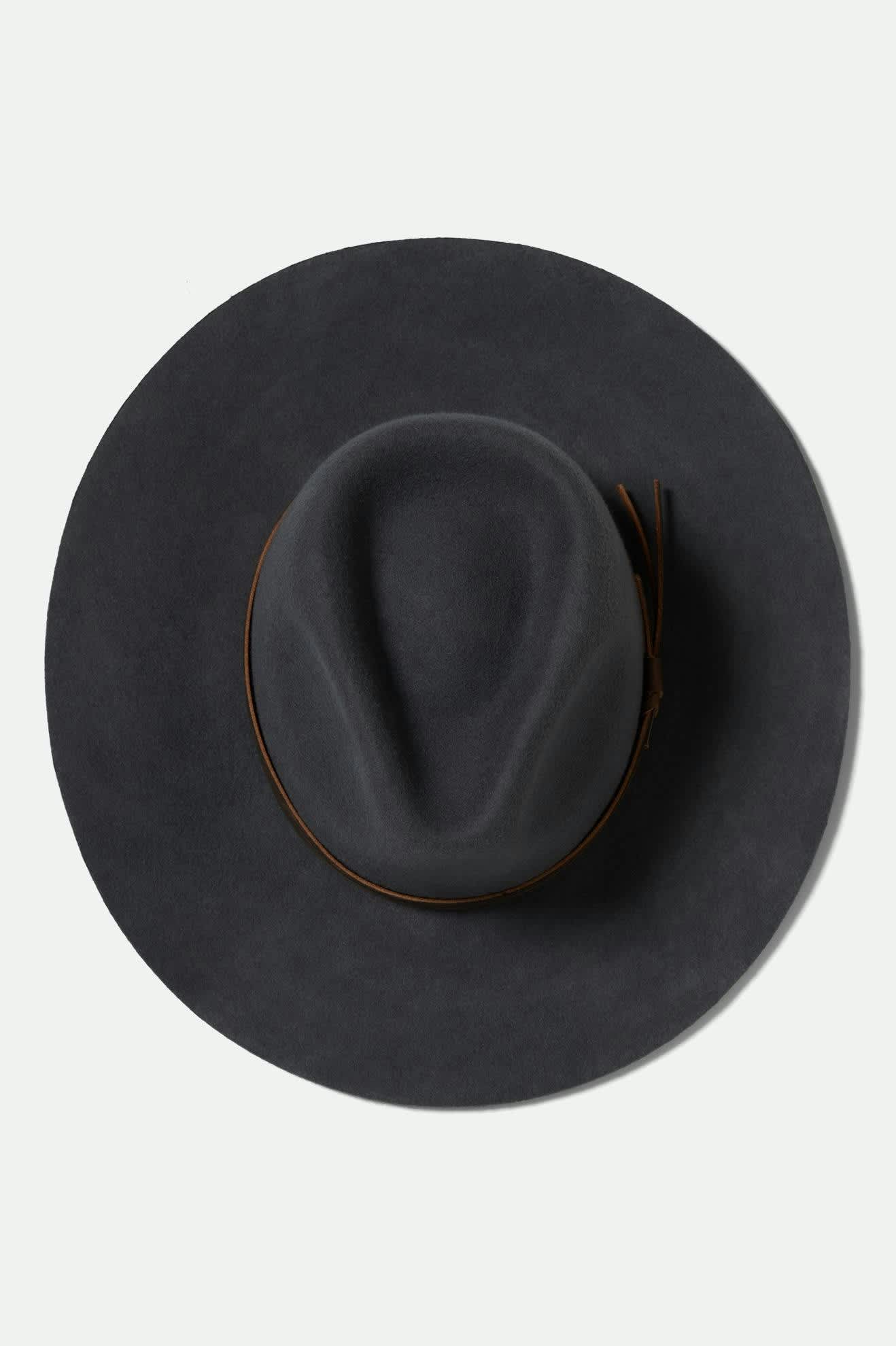 brixton-hawkins-wthr-guard-cowboyhut-asphalt-brown-wollfilz image 7