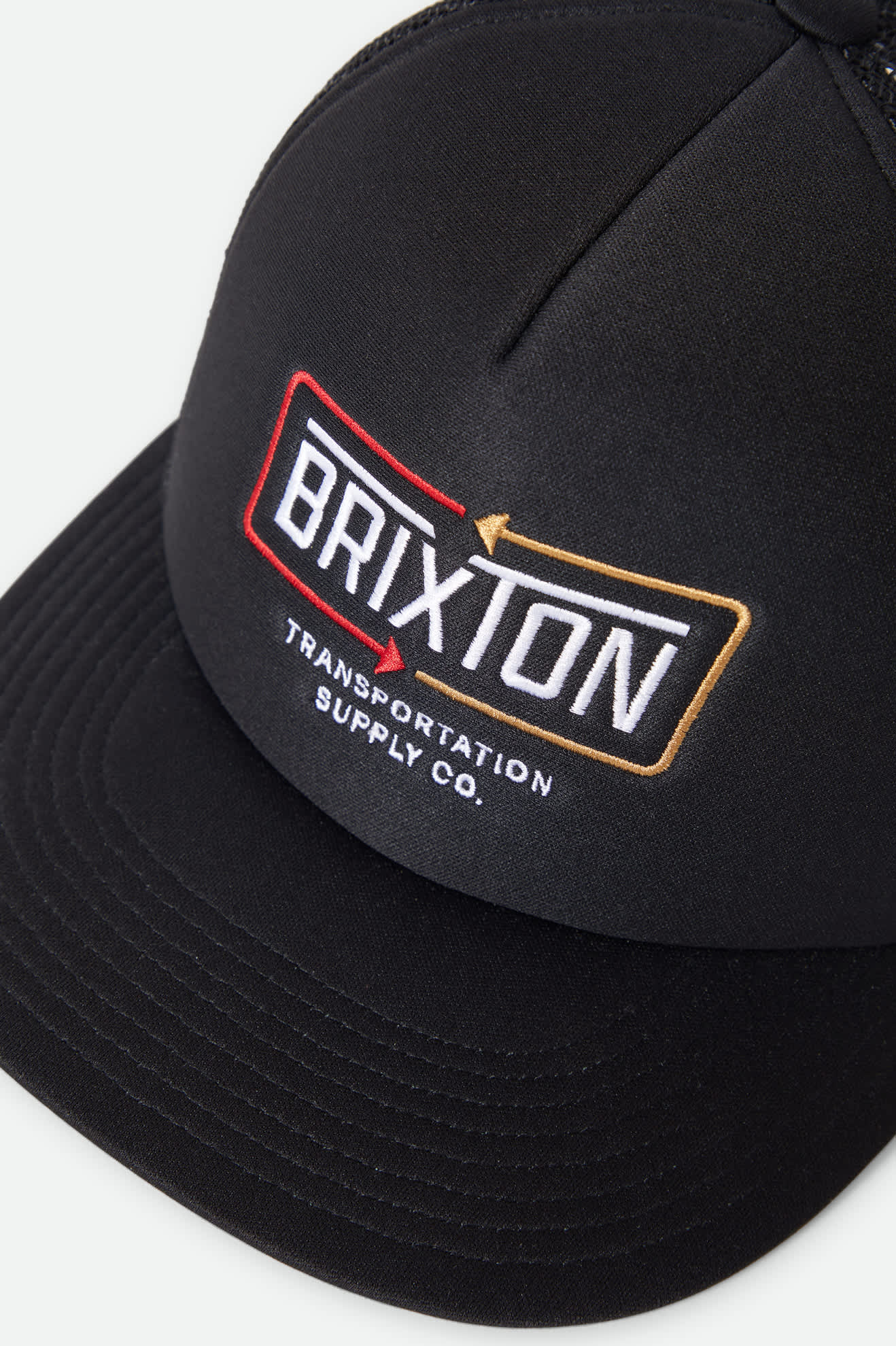 brixton-caldwell-netplus-trucker-cap-black-black-snapback image 3