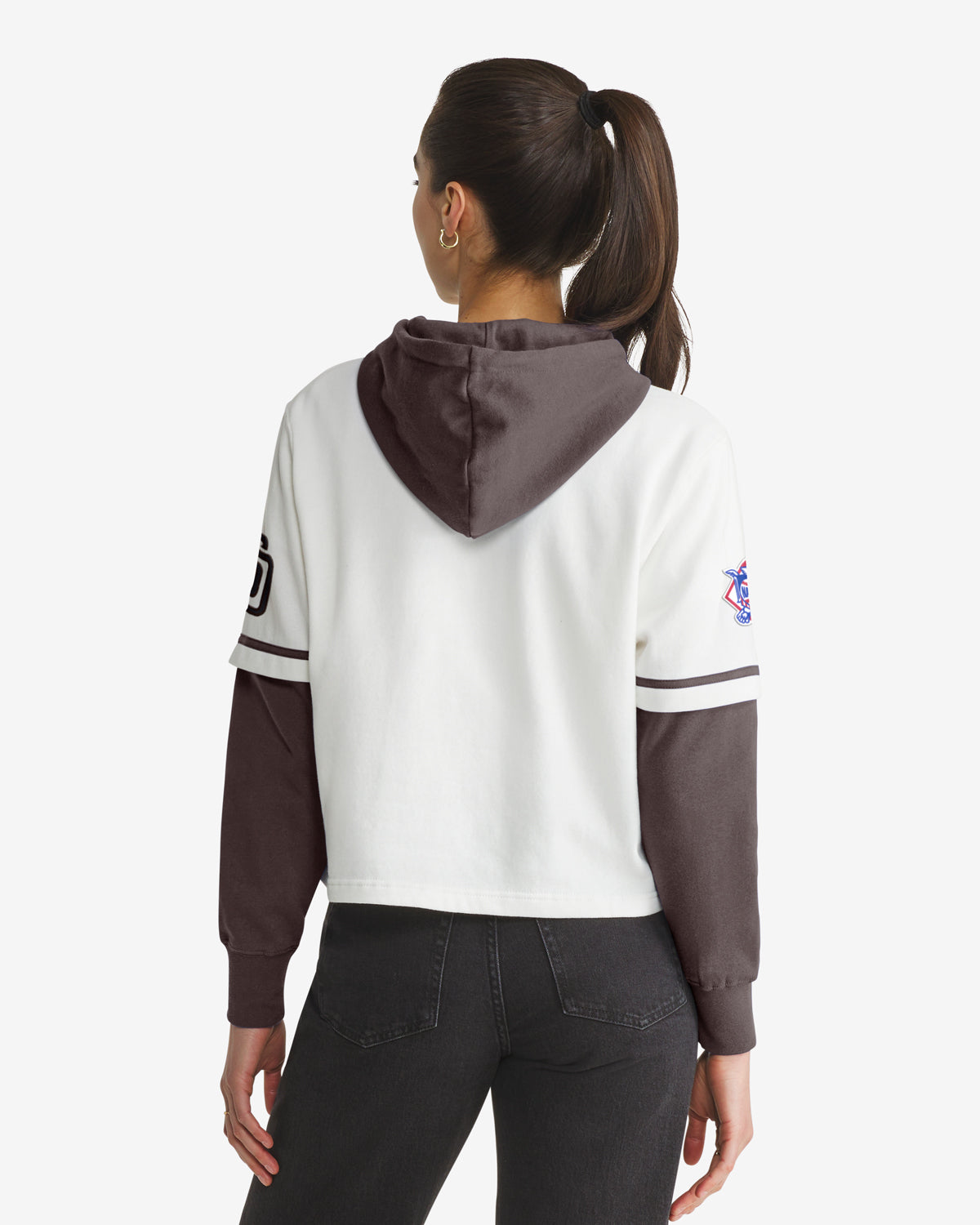 47-brand-shortstop-san-diego-padres-trifecta-hoodie-damen-white-wash image 2