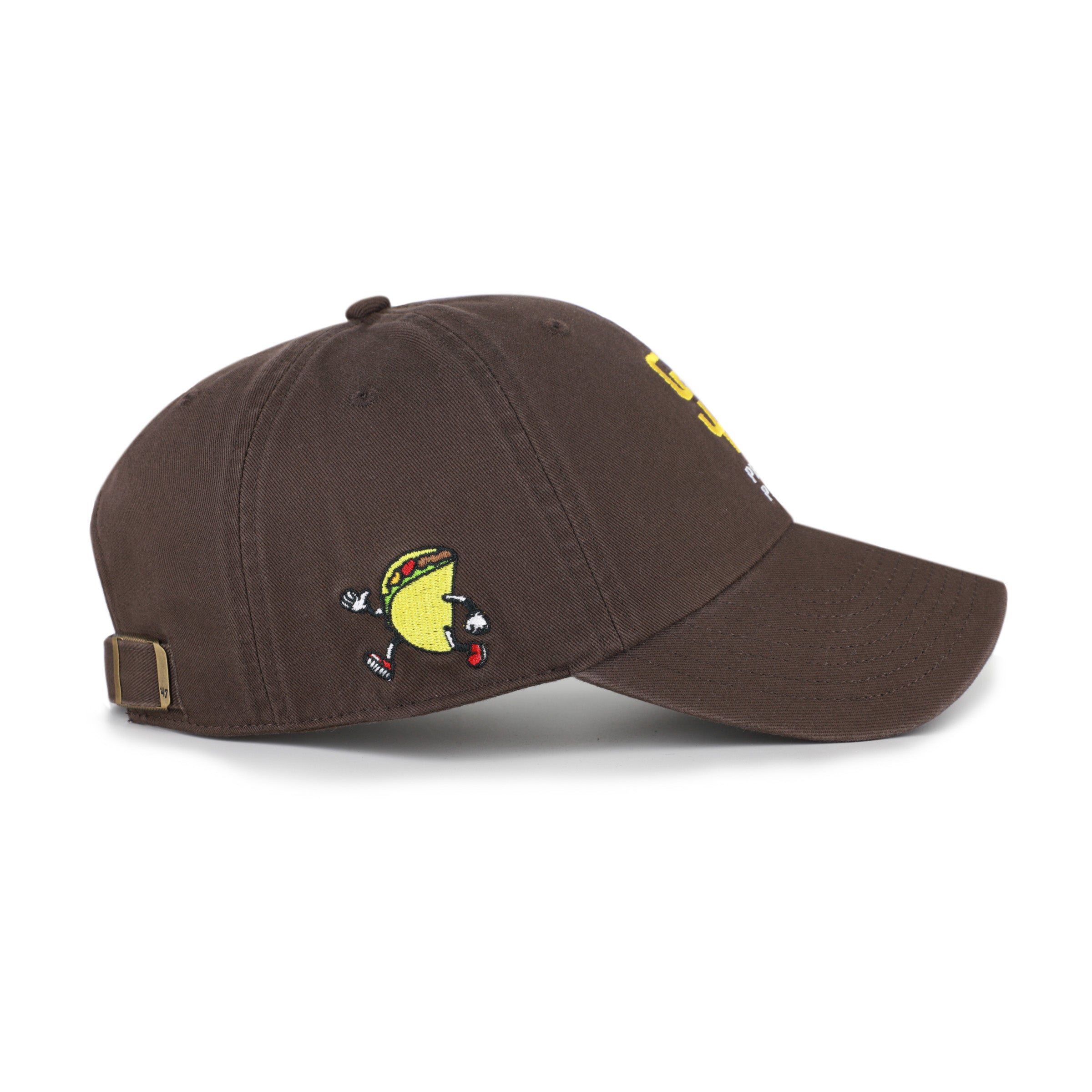 47-clean-up-bite-zone-baseball-cap-brown-padres image 2