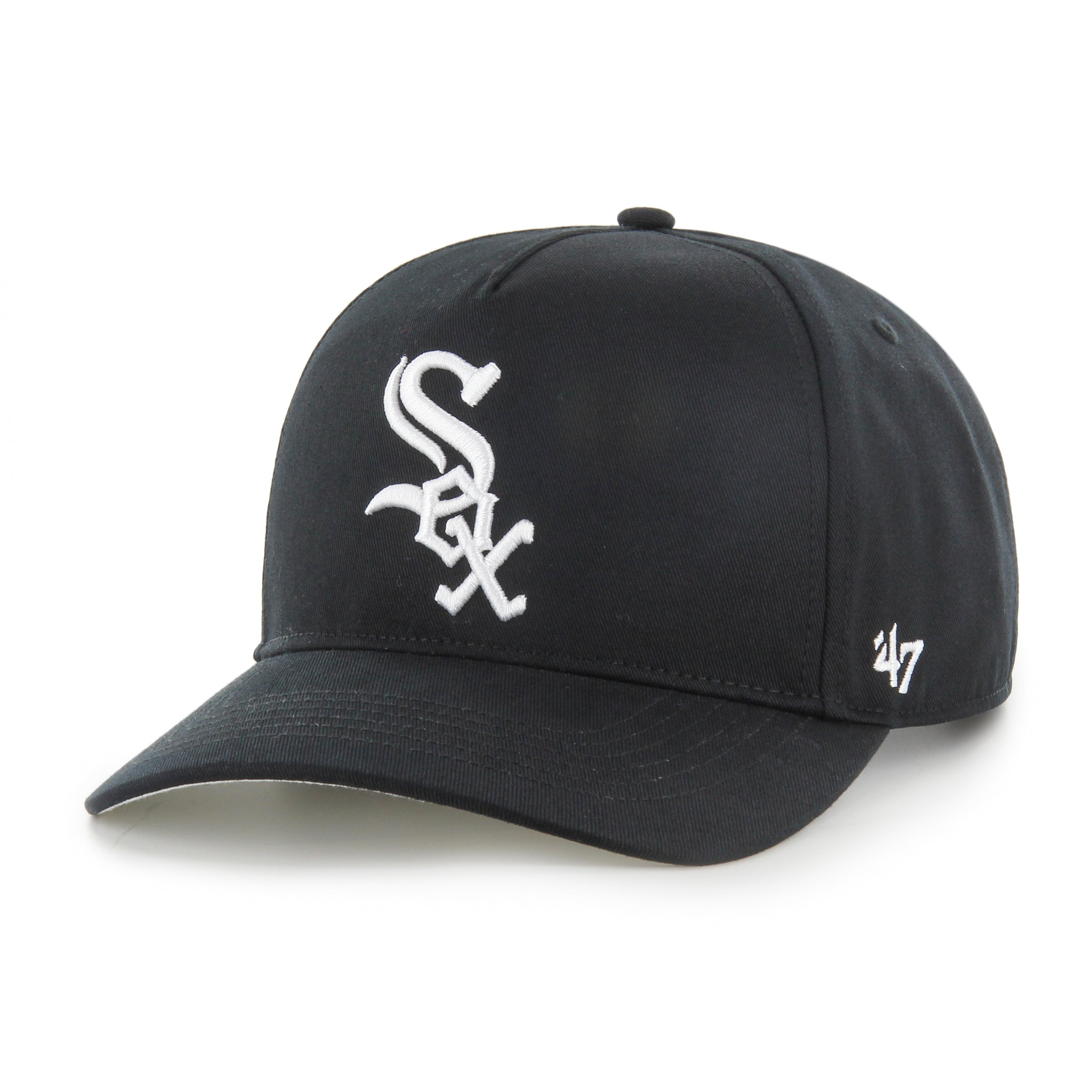 47-hitch-white-sox-cap-black-snapback-baumwolle image 1