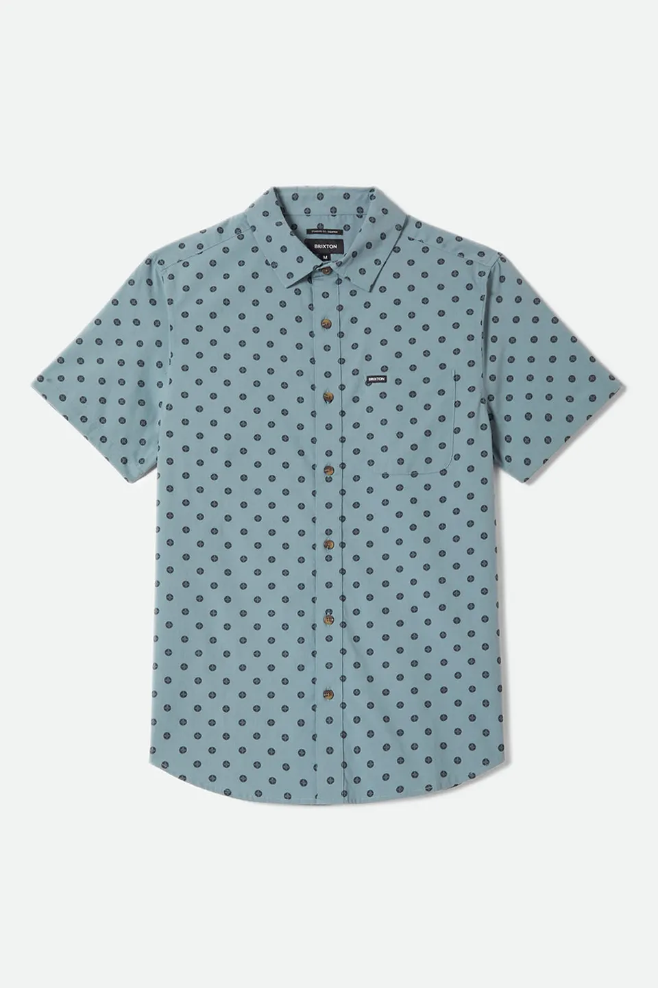 brixton-charter-print-shirt-micro-street-tile-herren image 1
