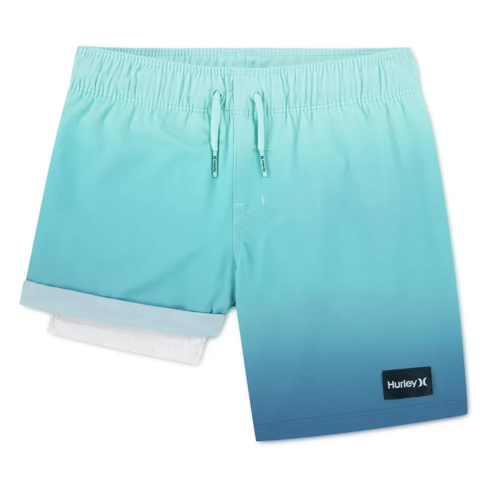 hurley-boardshorts-88446-jungen-badeshorts-gr-n-8-10 image 1